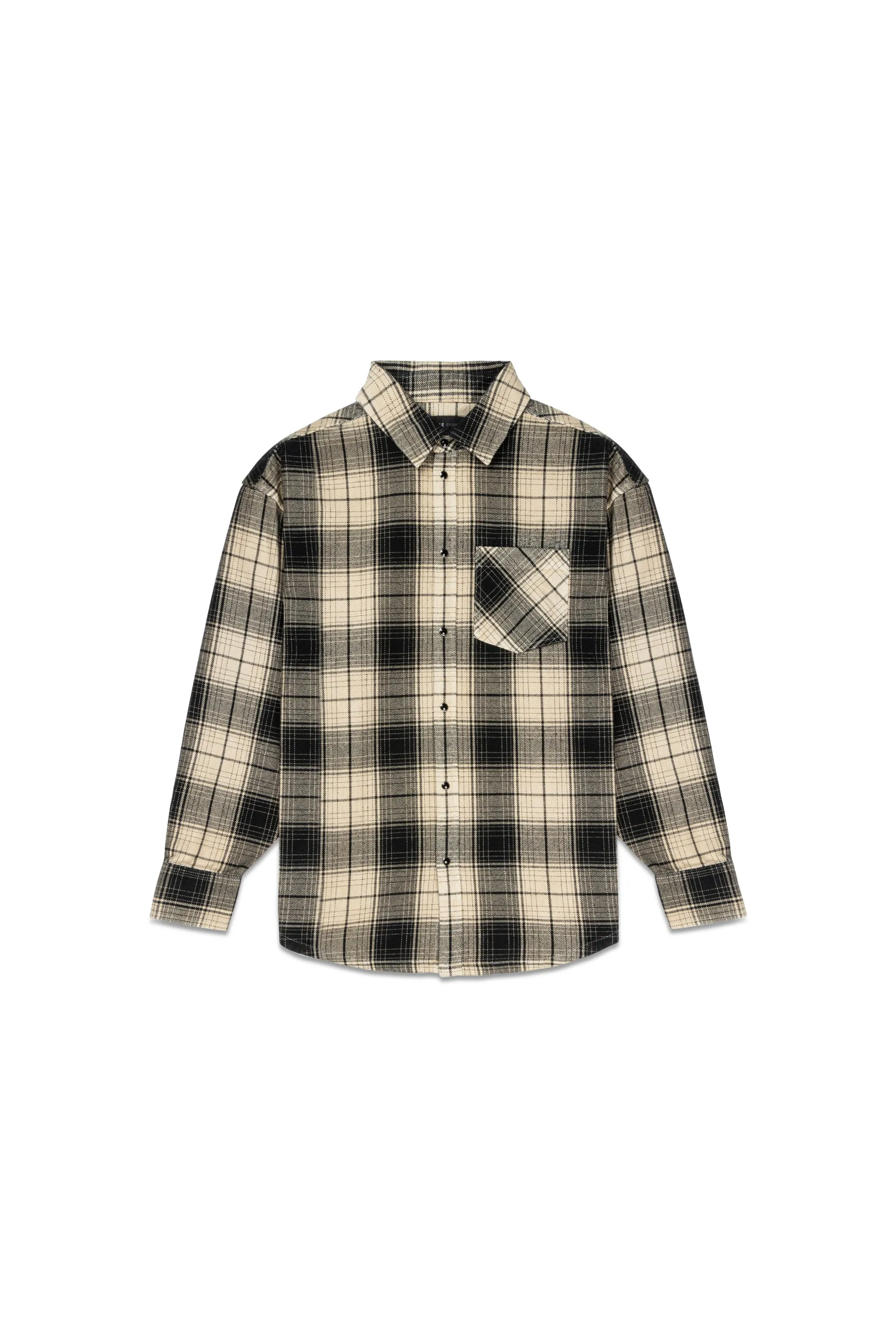 Wordmark Plaid Western Shirt sold by PURPLE BRAND product image thumbnail 3