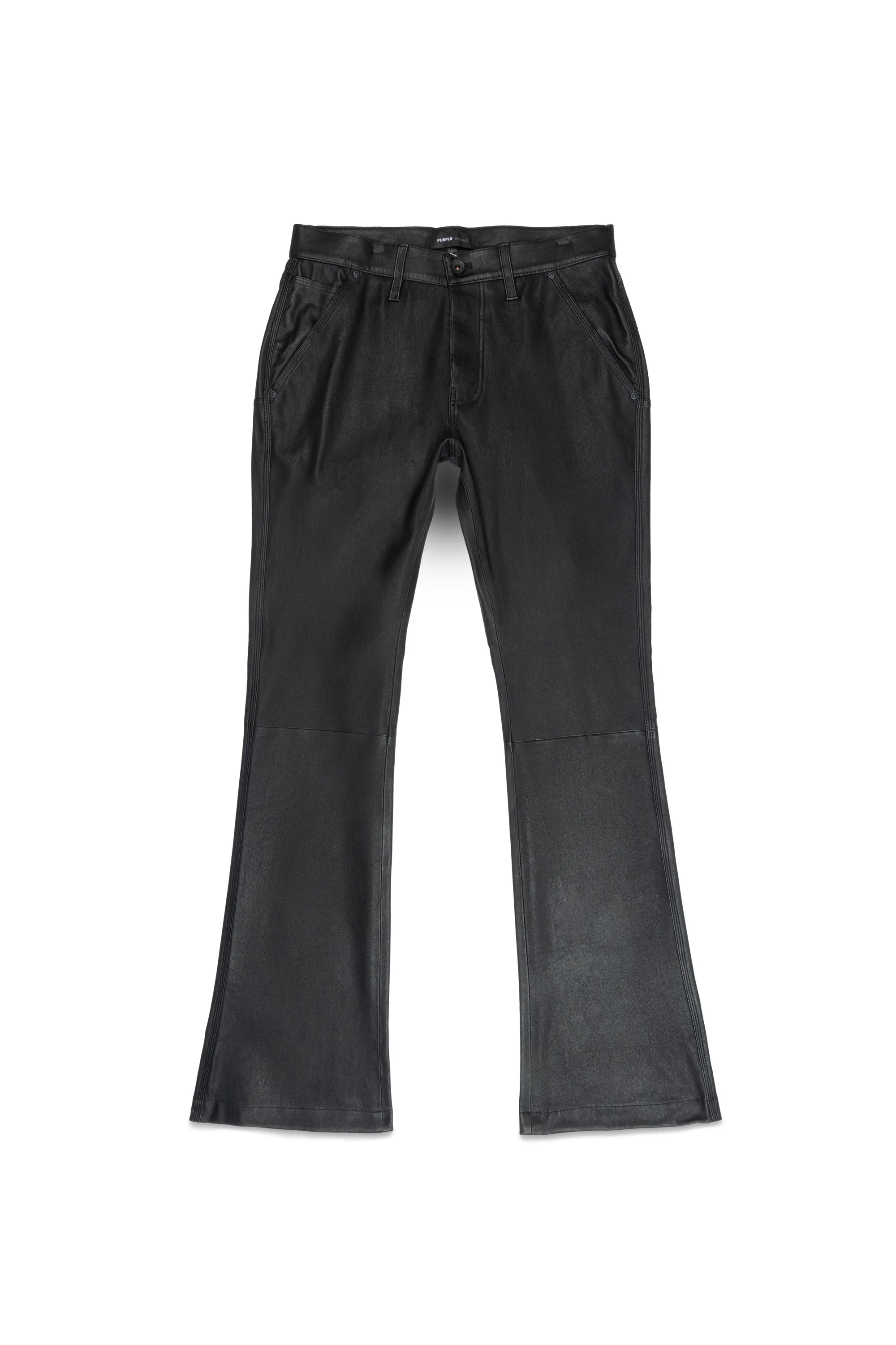 P531 Leather Slim Flare Pants sold by PURPLE BRAND product image thumbnail 4
