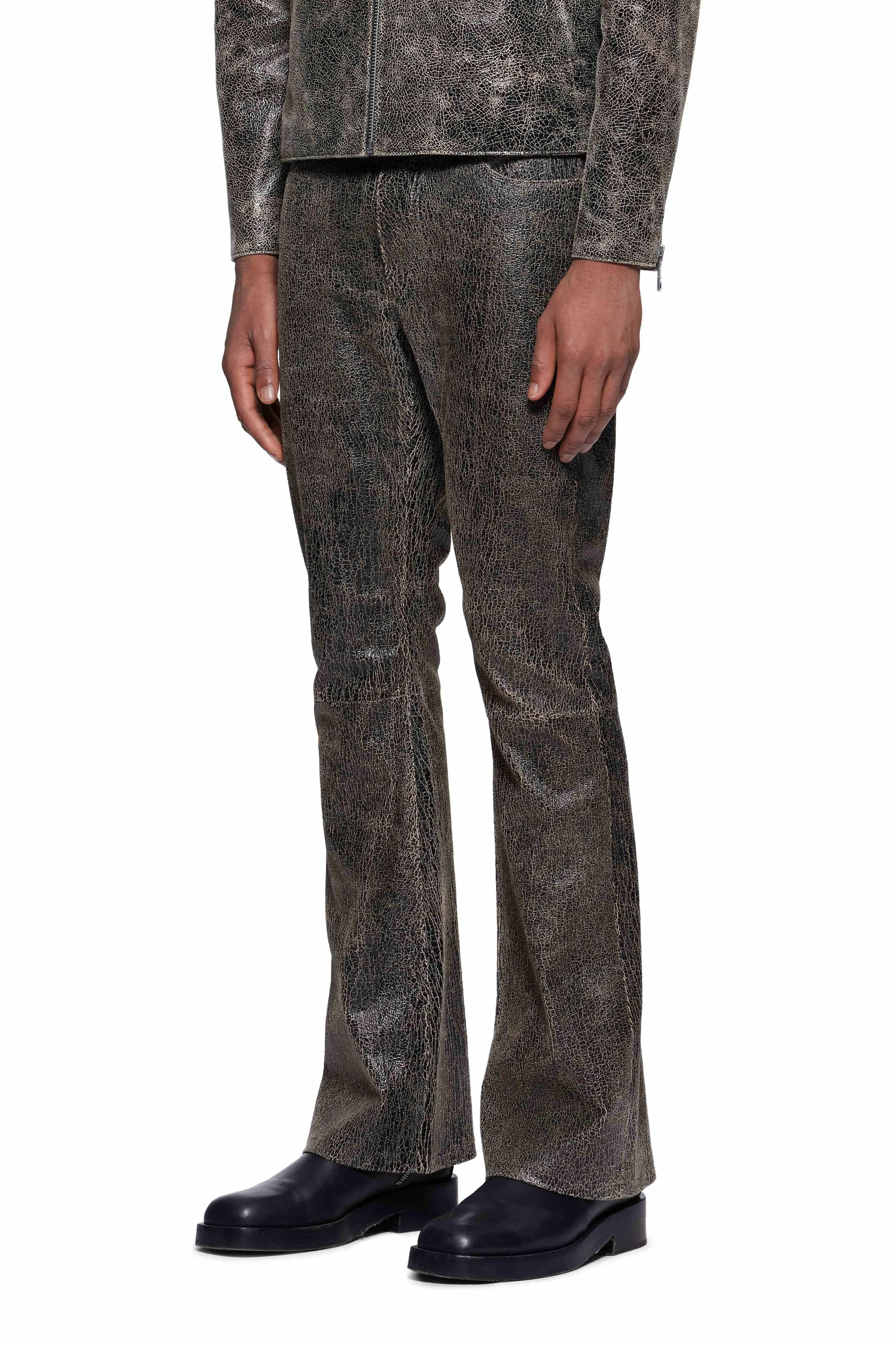 Leather Flare Pants sold by PURPLE BRAND product image thumbnail 3