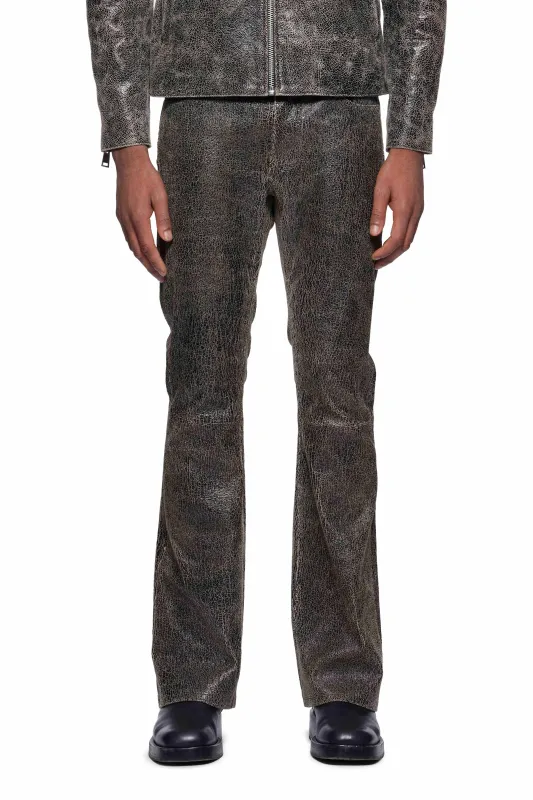 Leather Flare Pants made by PURPLE BRAND