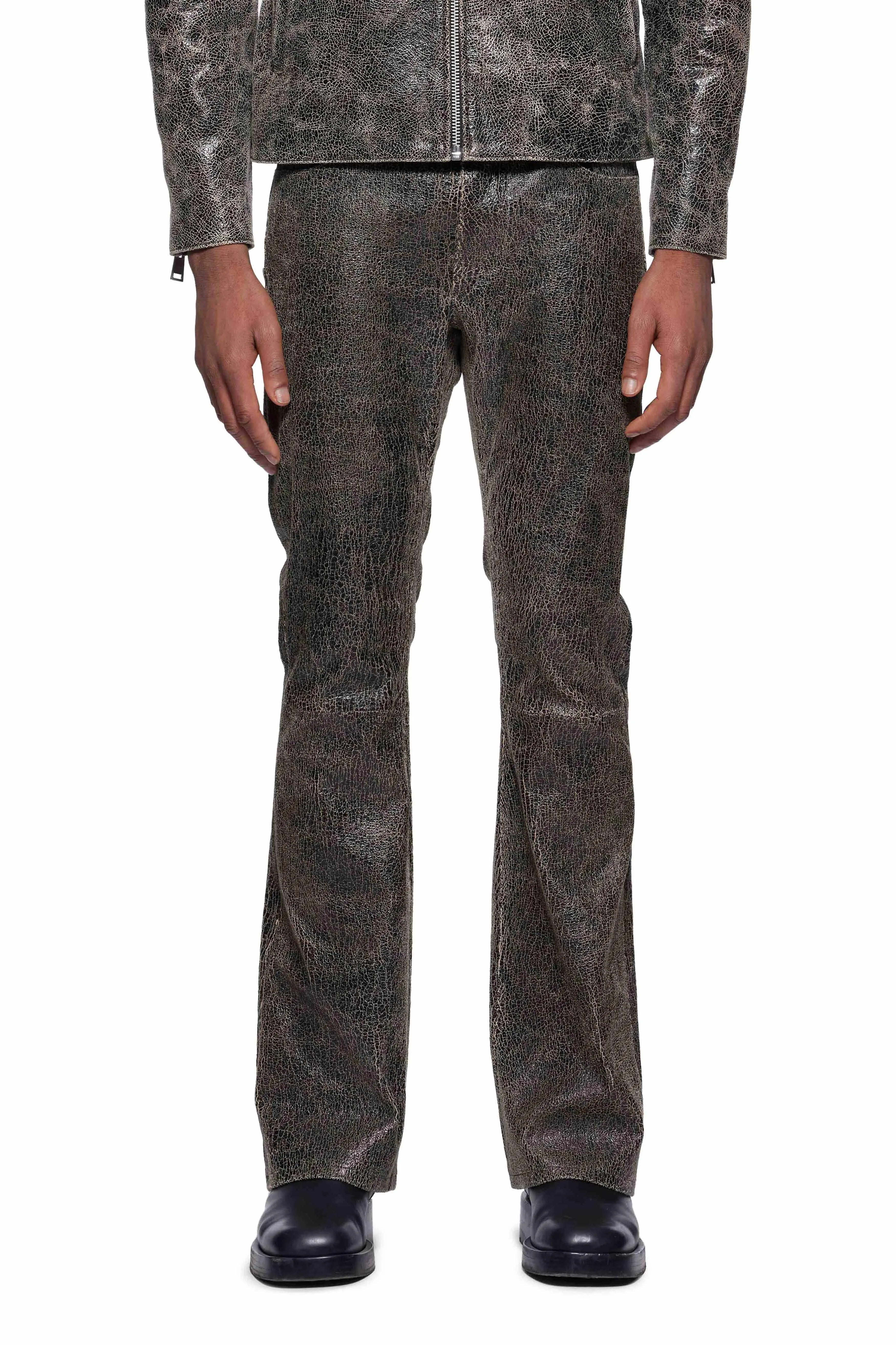 Leather Flare Pants sold by PURPLE BRAND