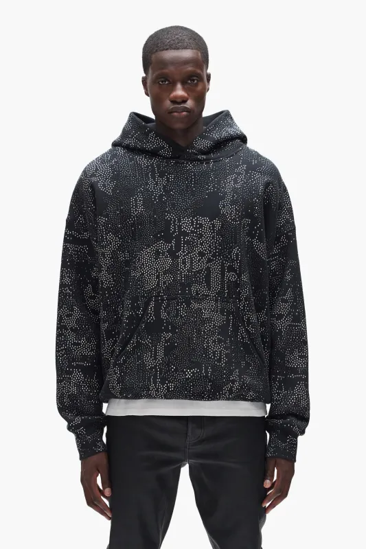 Studded Camo Hoodie made by PURPLE BRAND