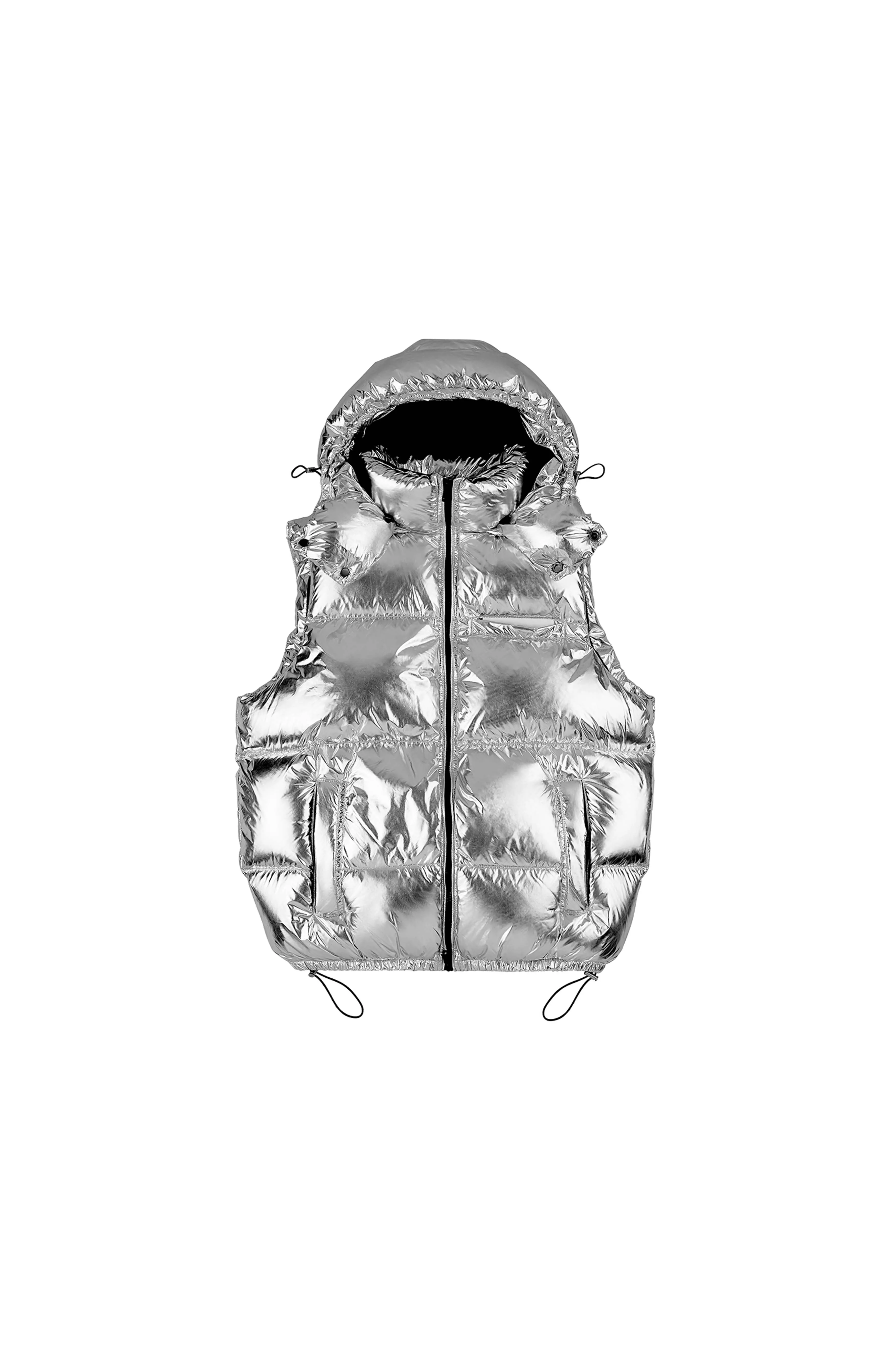 Wordmark Puffer Vest sold by PURPLE BRAND product image thumbnail 3