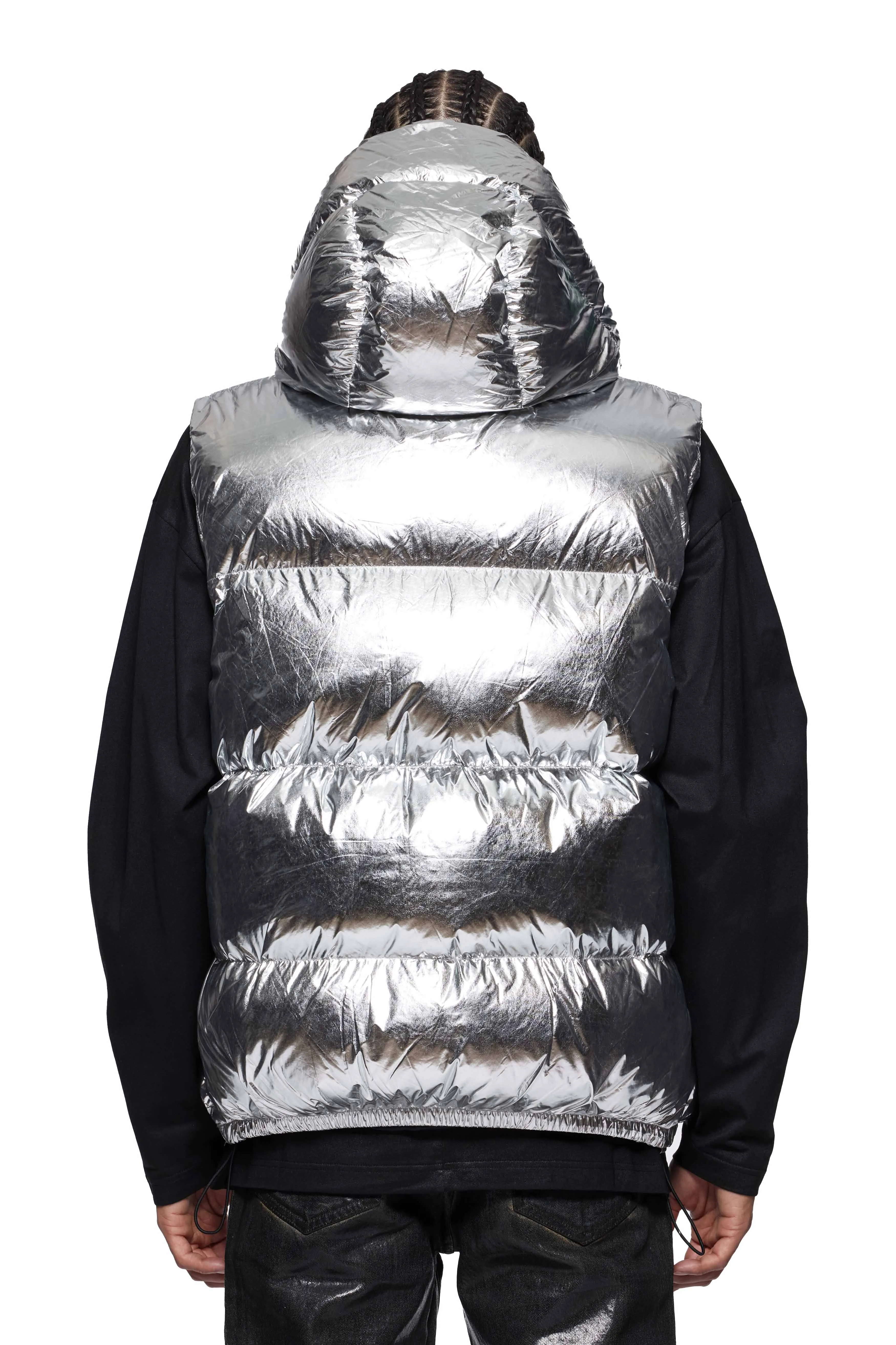 Wordmark Puffer Vest sold by PURPLE BRAND product image thumbnail 2