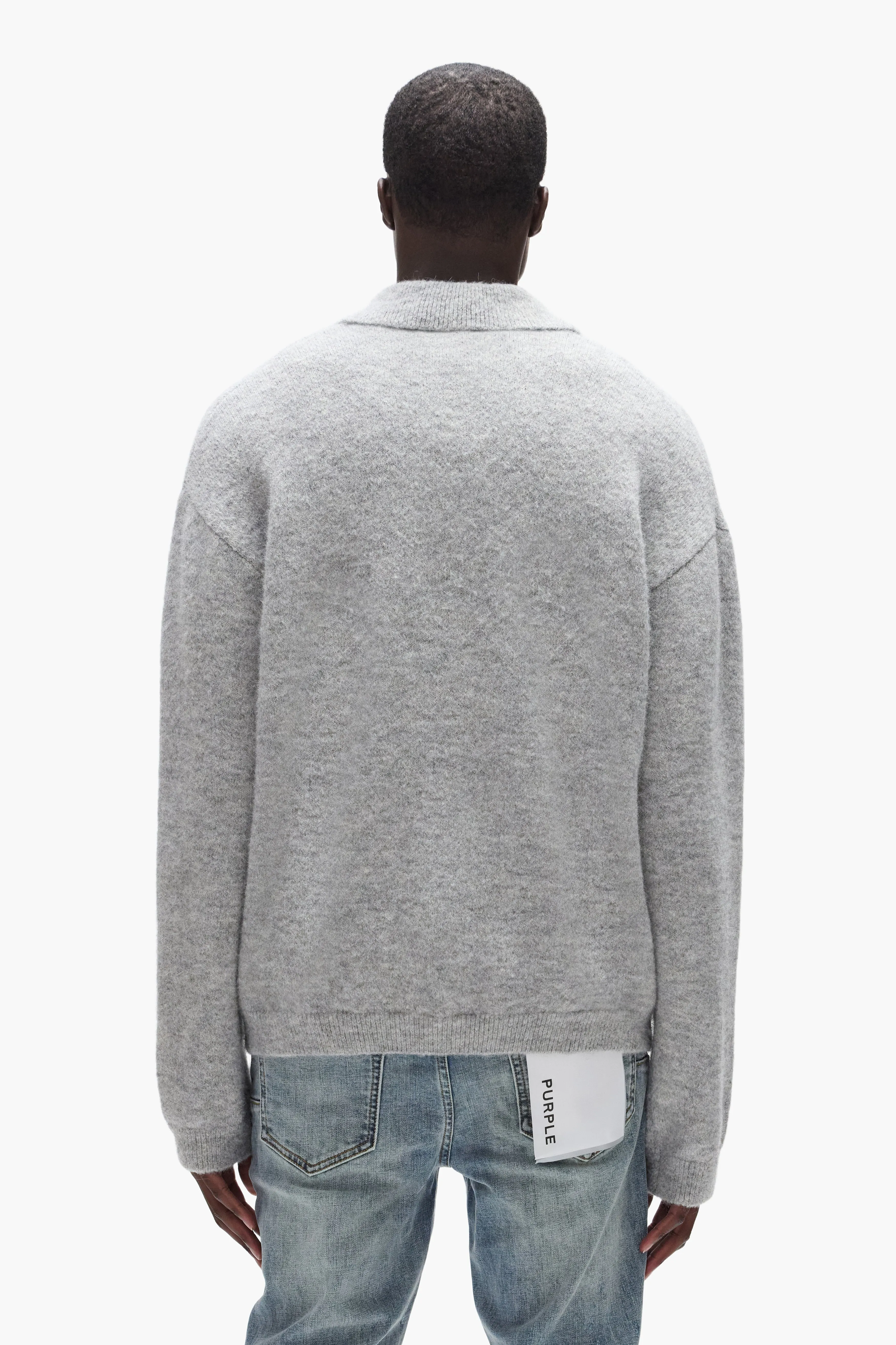 Rugby Knit Shirt sold by PURPLE BRAND product image thumbnail 4