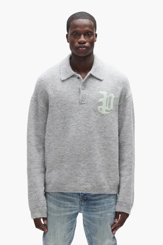 Rugby Knit Shirt made by PURPLE BRAND