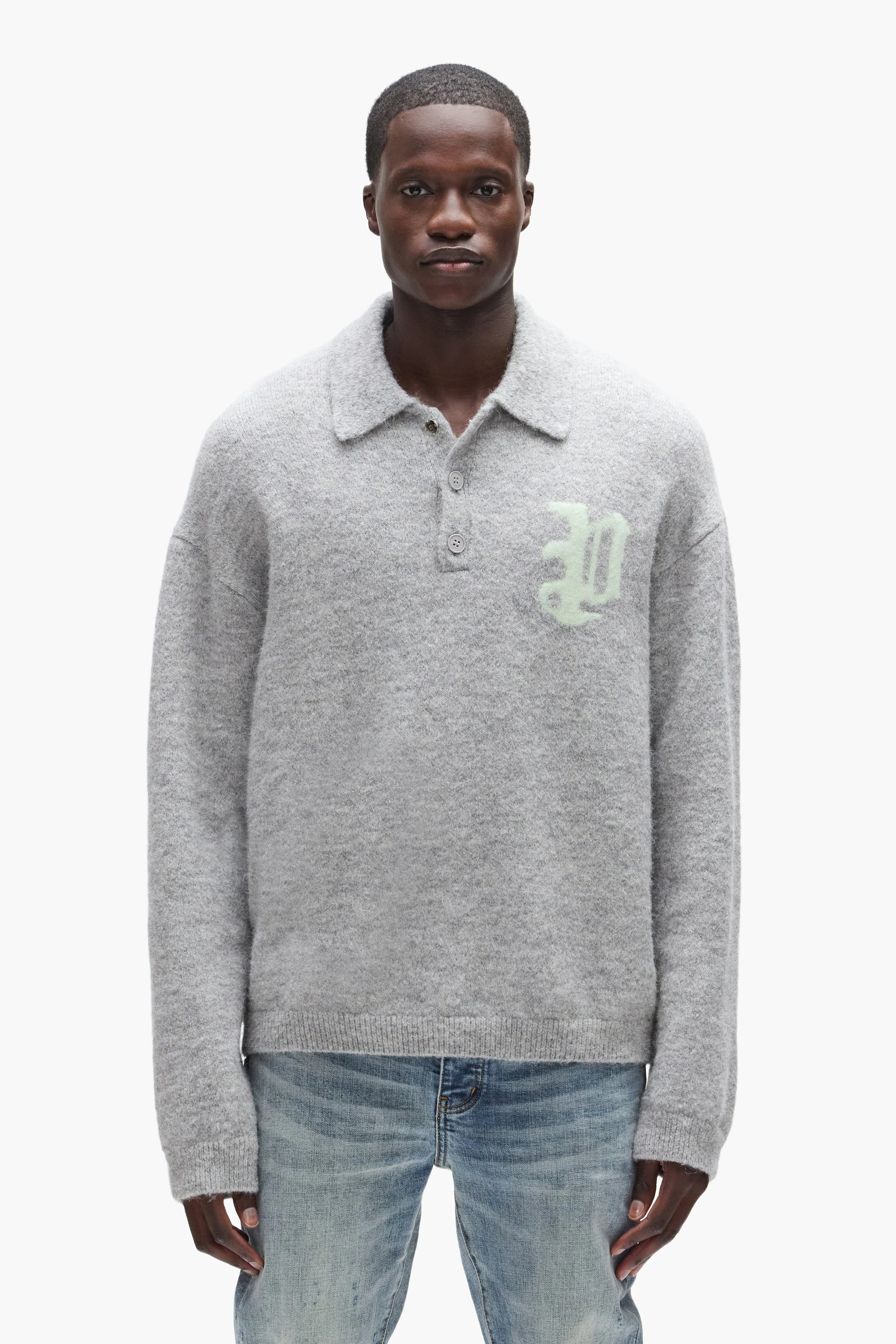 Rugby Knit Shirt sold by PURPLE BRAND