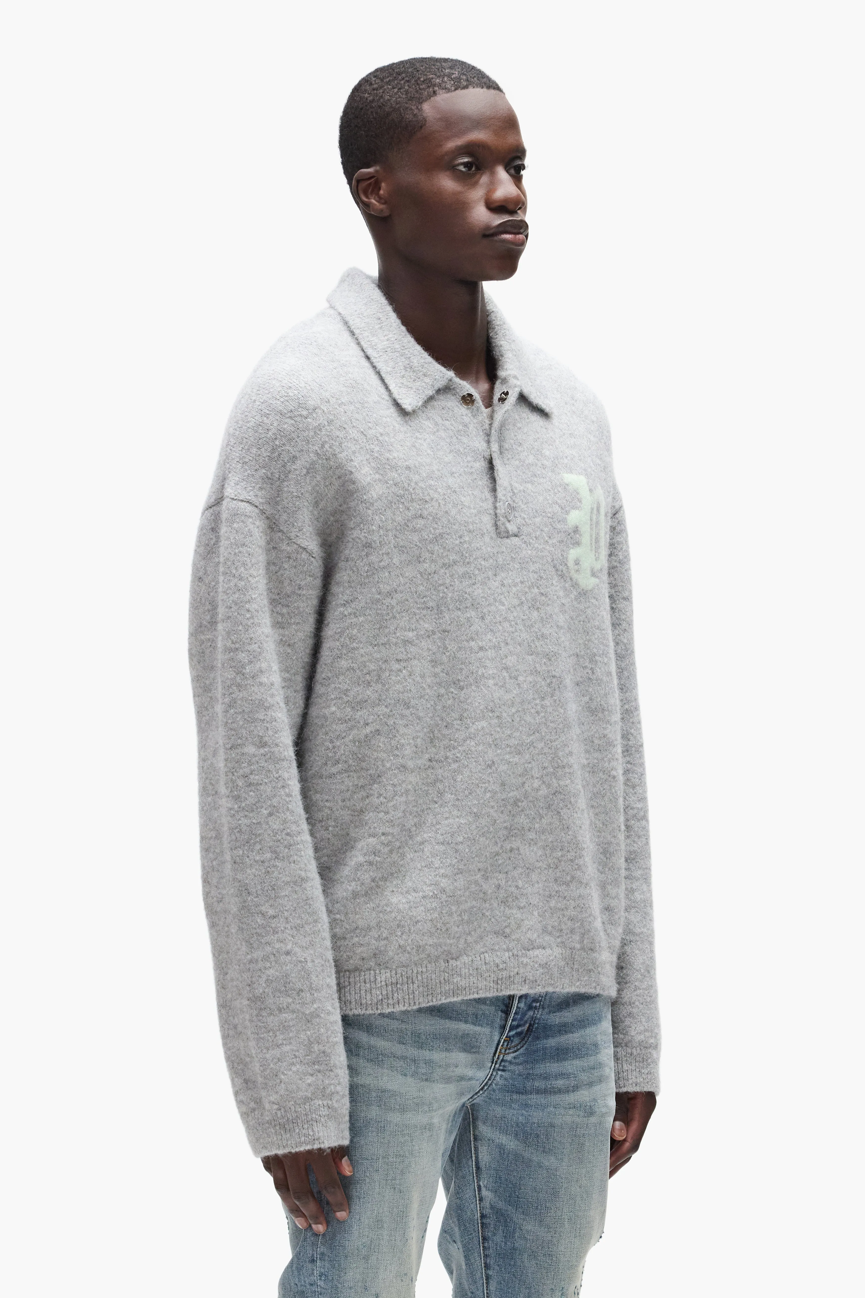 Rugby Knit Shirt sold by PURPLE BRAND product image thumbnail 3