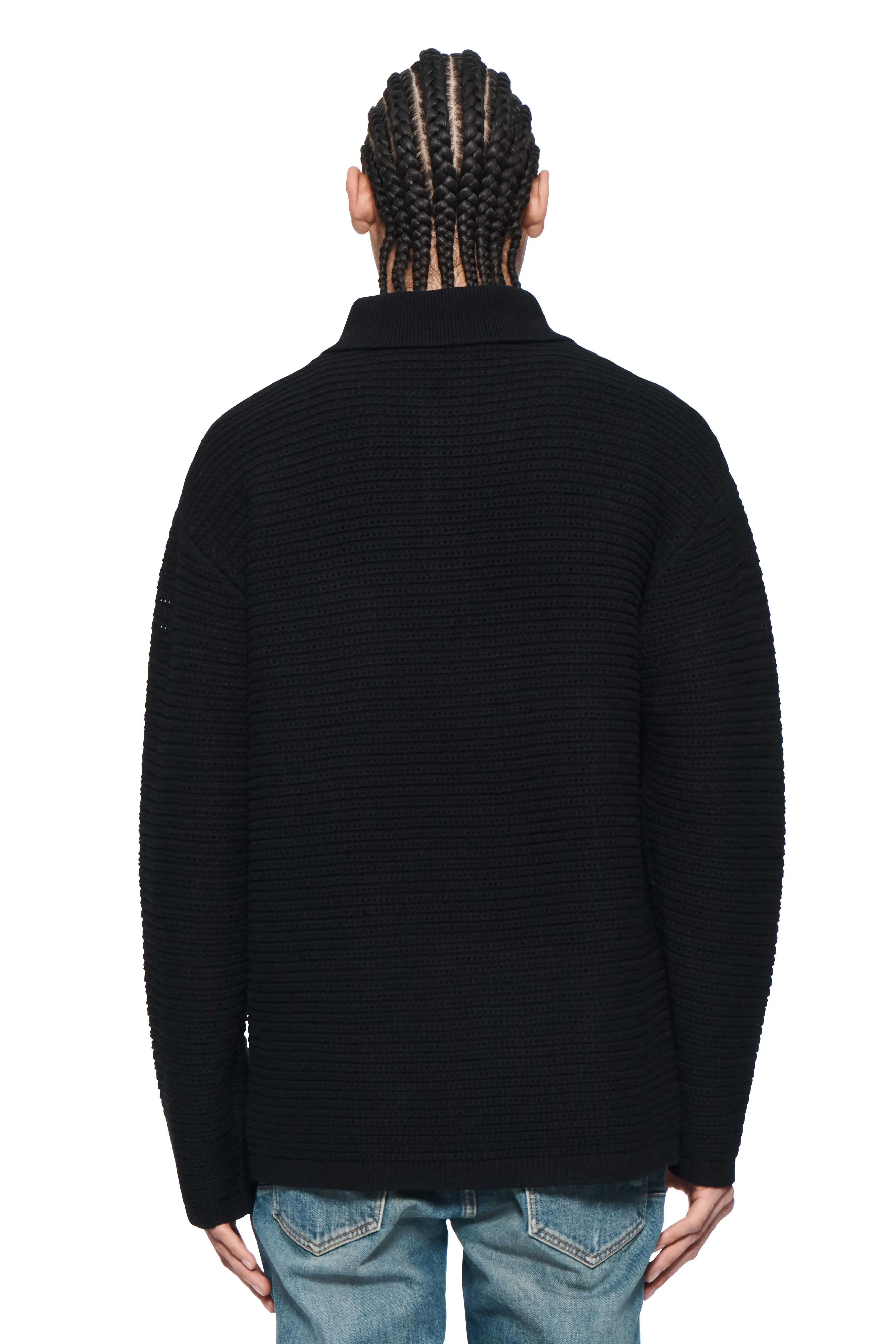 Wordmark Polo Sweater sold by PURPLE BRAND product image thumbnail 2