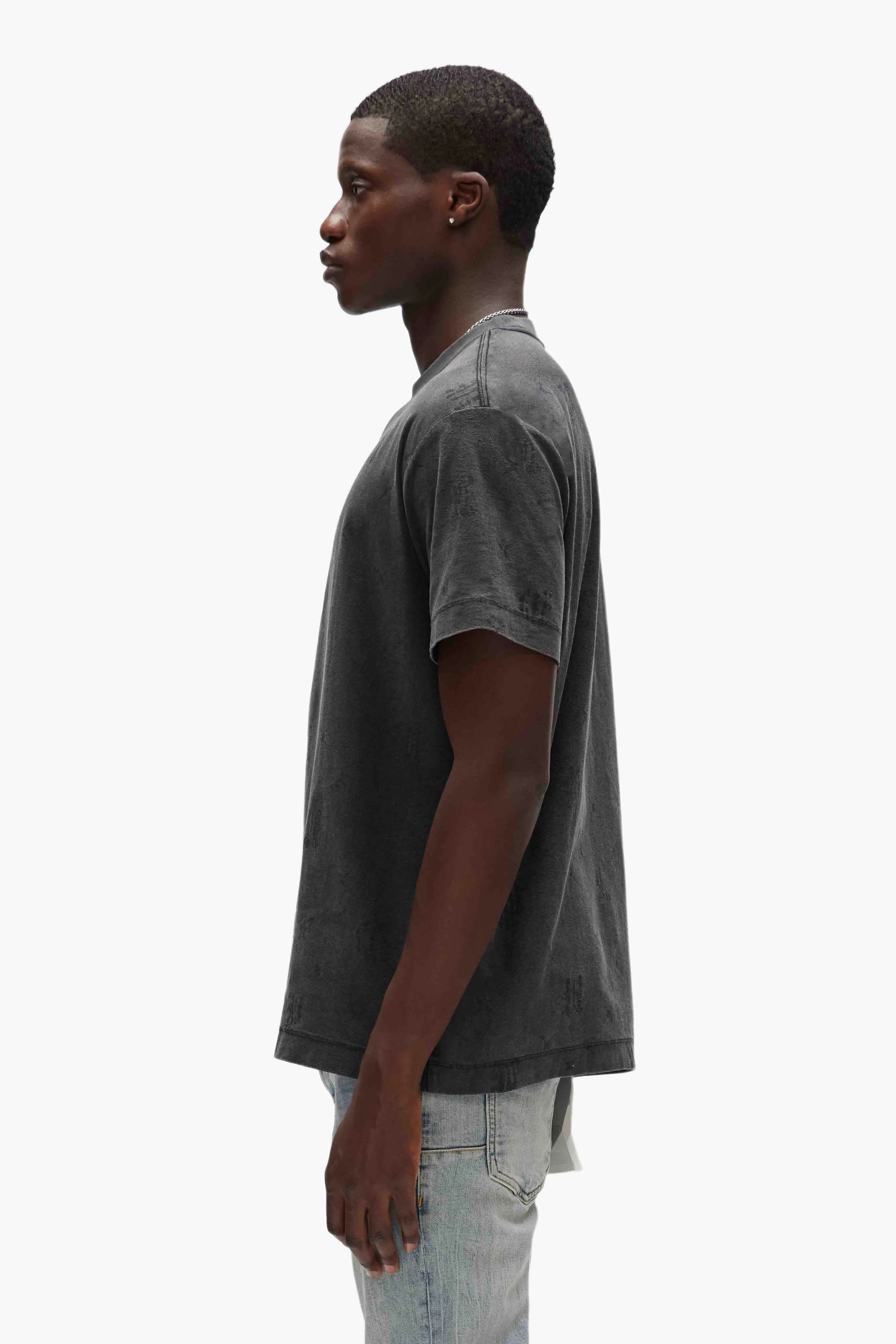 Gothic Monogram Tee sold by PURPLE BRAND product image thumbnail 2
