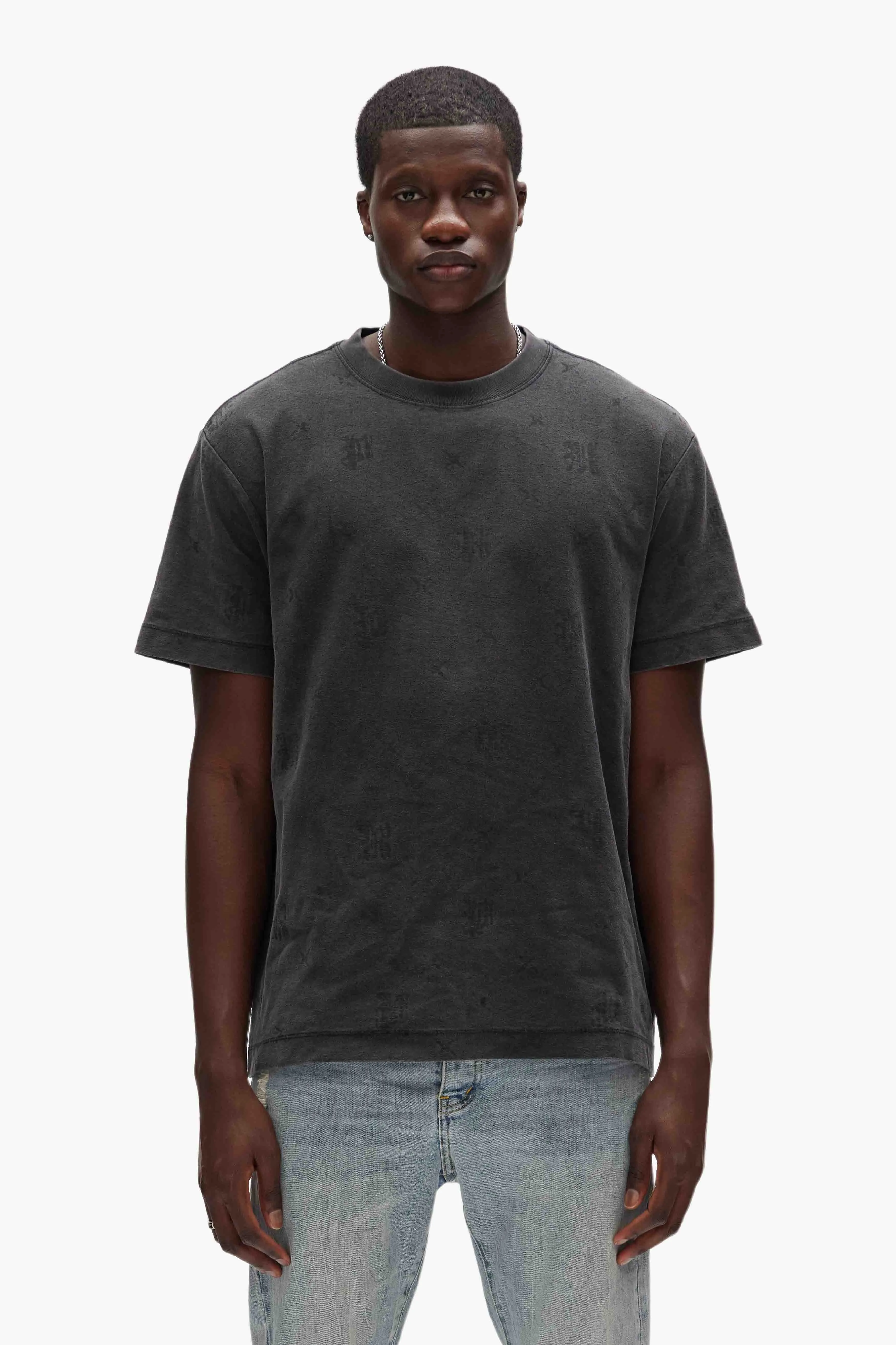 Gothic Monogram Tee sold by PURPLE BRAND