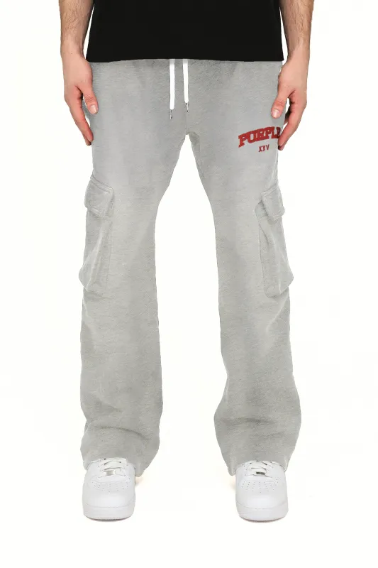 Slab Wordmark Cargo Sweatpant made by PURPLE BRAND