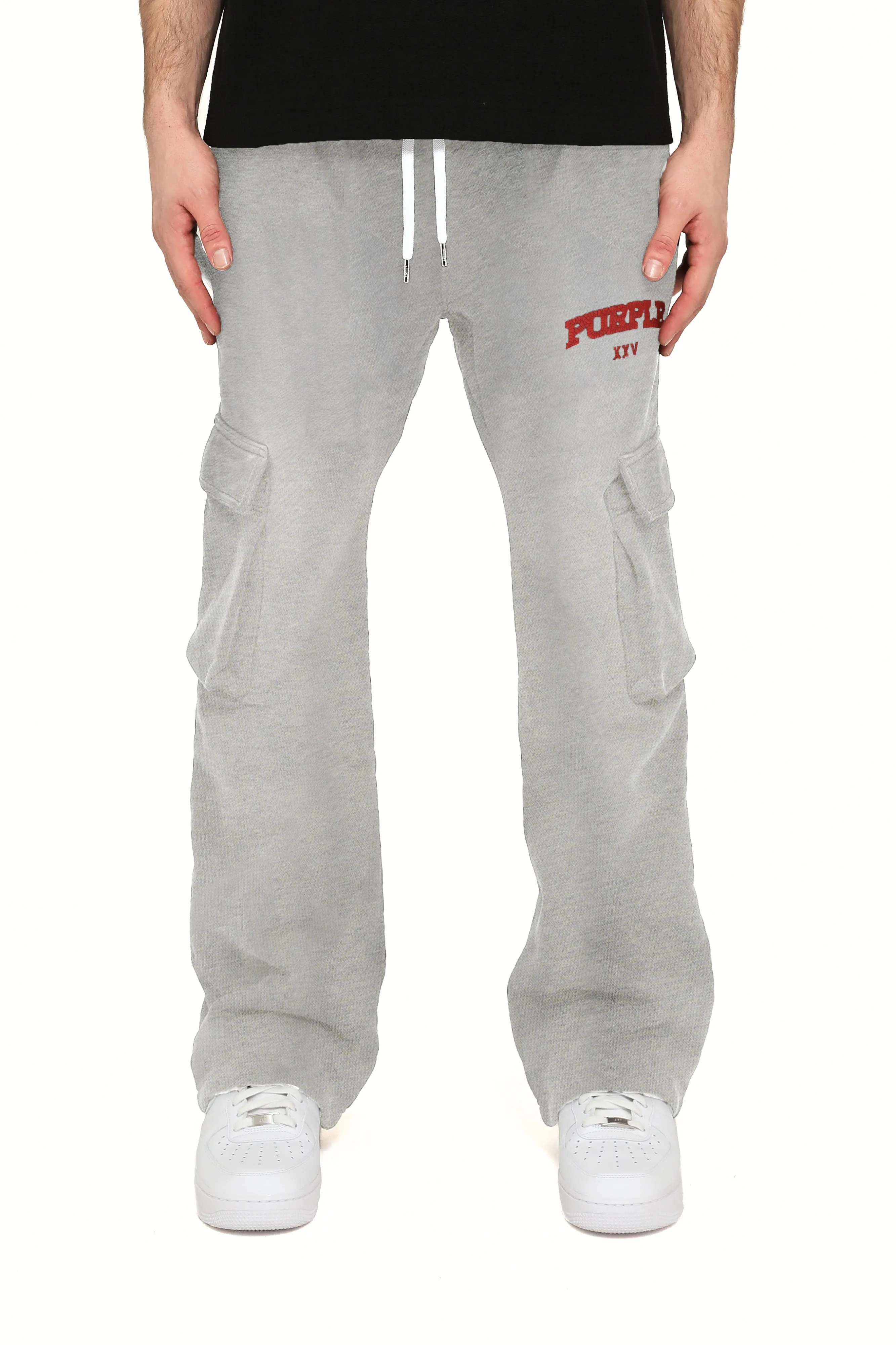 Slab Wordmark Cargo Sweatpant sold by PURPLE BRAND