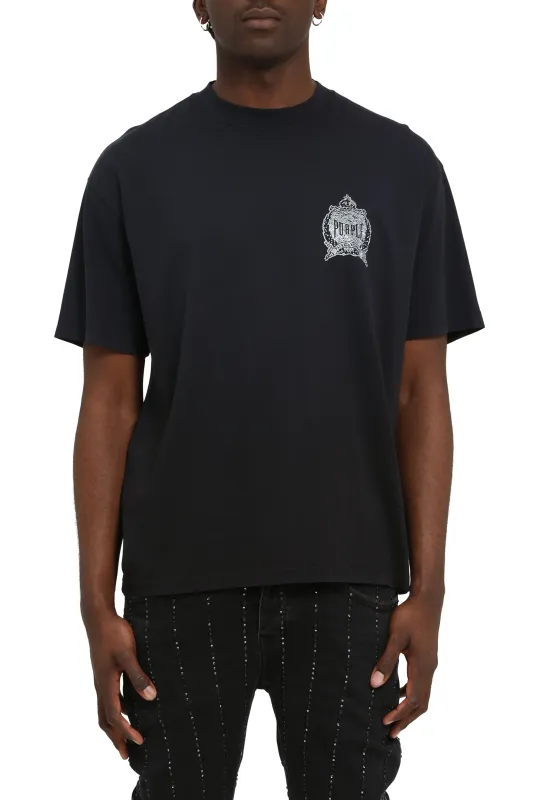 Studded Crest Tee made by PURPLE BRAND