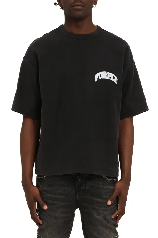 Layered Slab Wordmark Tee made by PURPLE BRAND