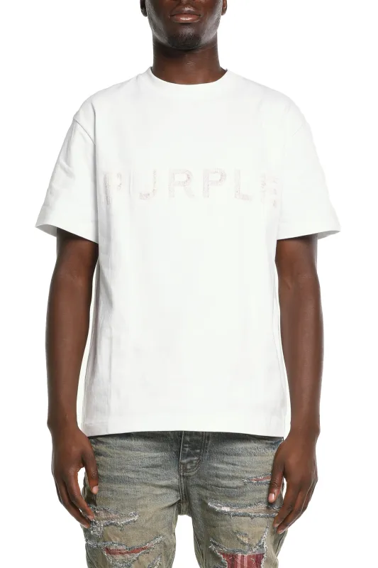 Needle Punch Tee made by PURPLE BRAND