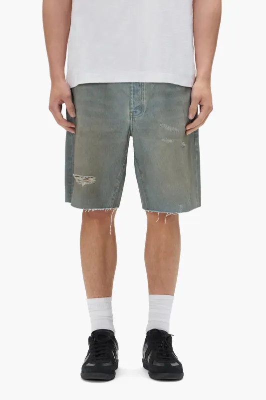 P059 Dirty Vintage Short made by PURPLE BRAND