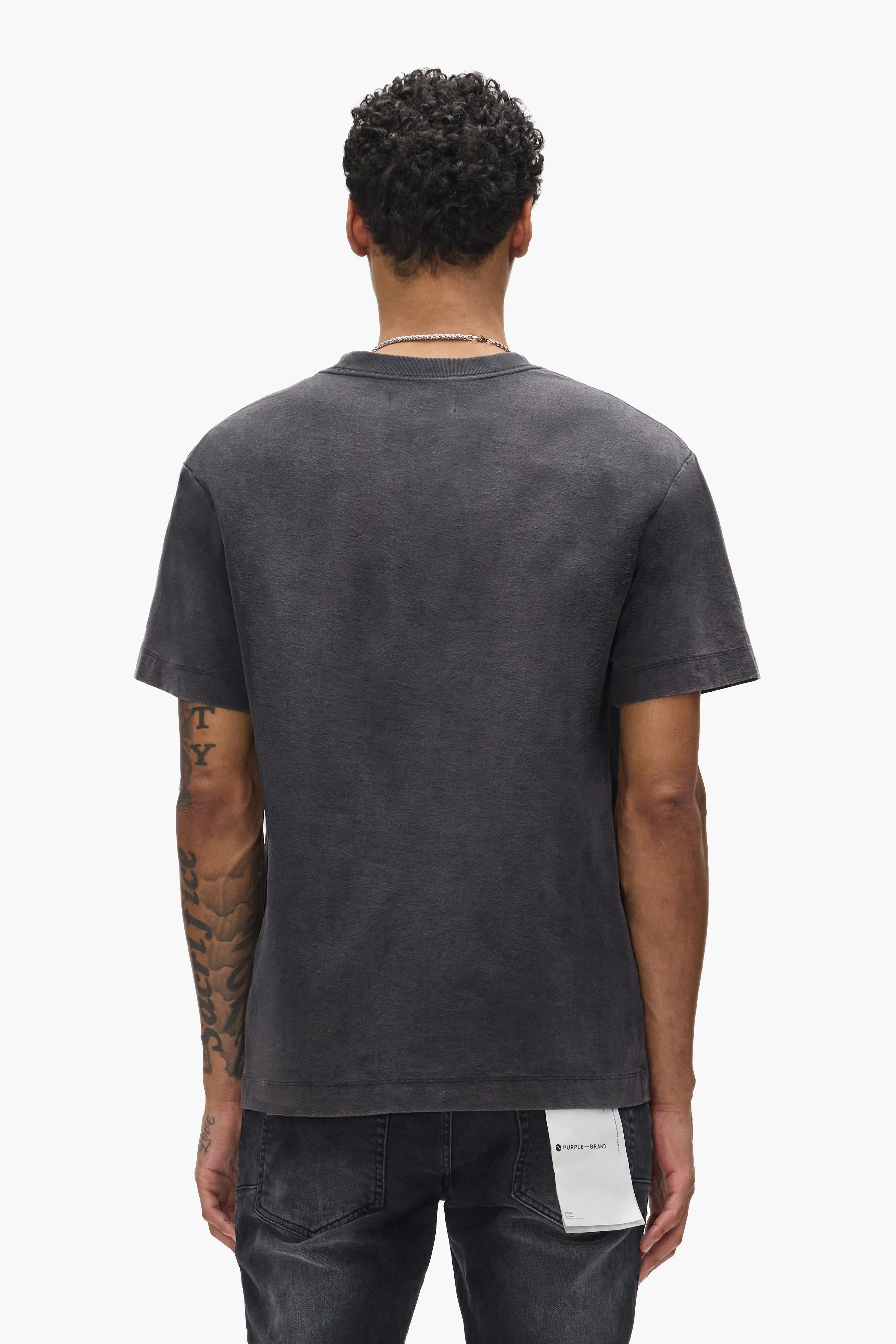 Cube Wordmark Tee sold by PURPLE BRAND product image thumbnail 3