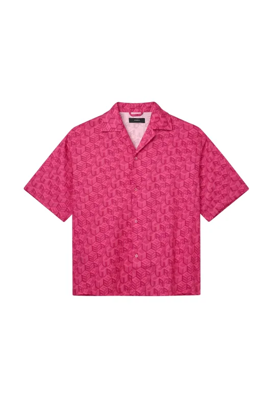 Cube Monogram Shirt made by PURPLE BRAND