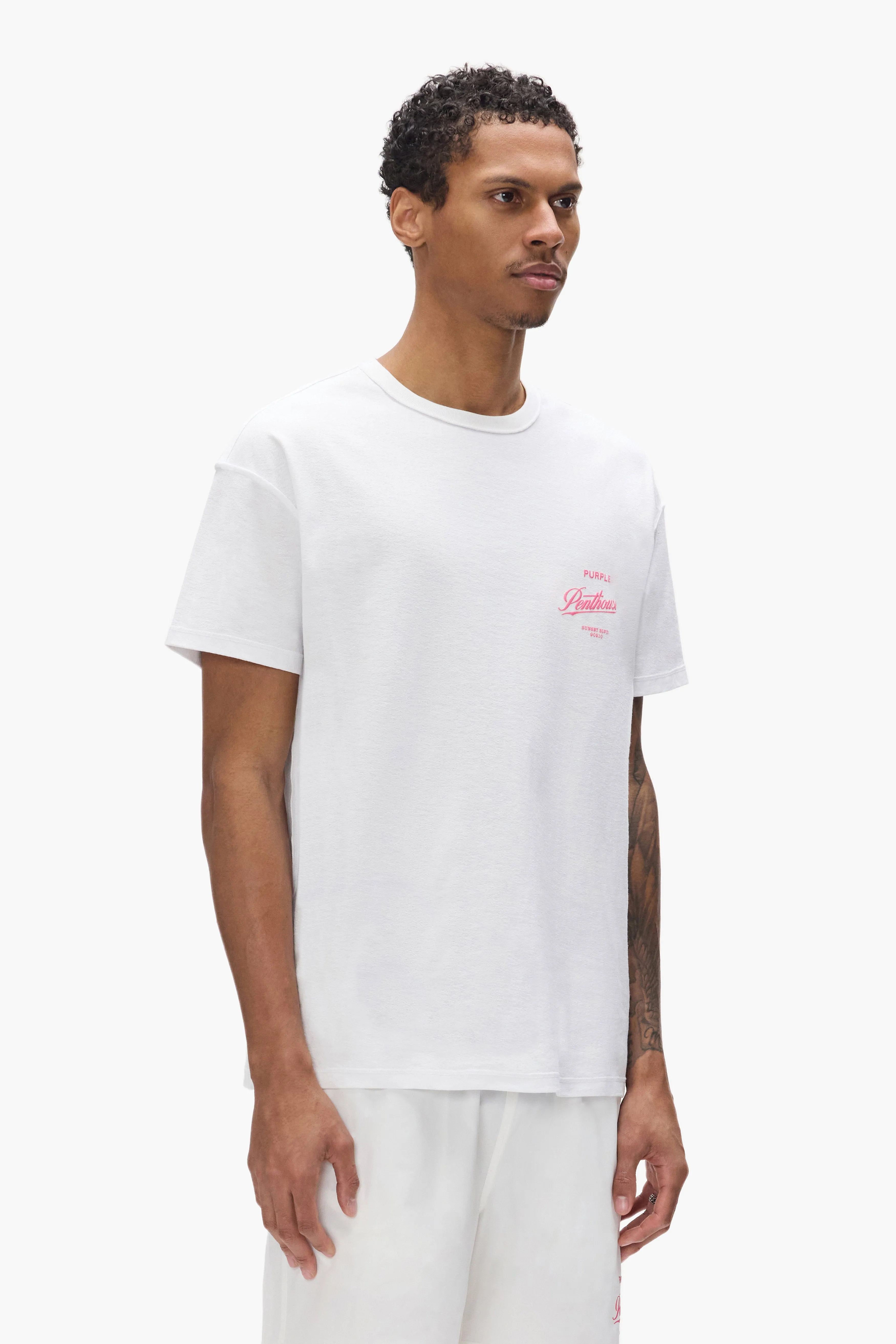 Penthouse Script Tee sold by PURPLE BRAND product image thumbnail 3