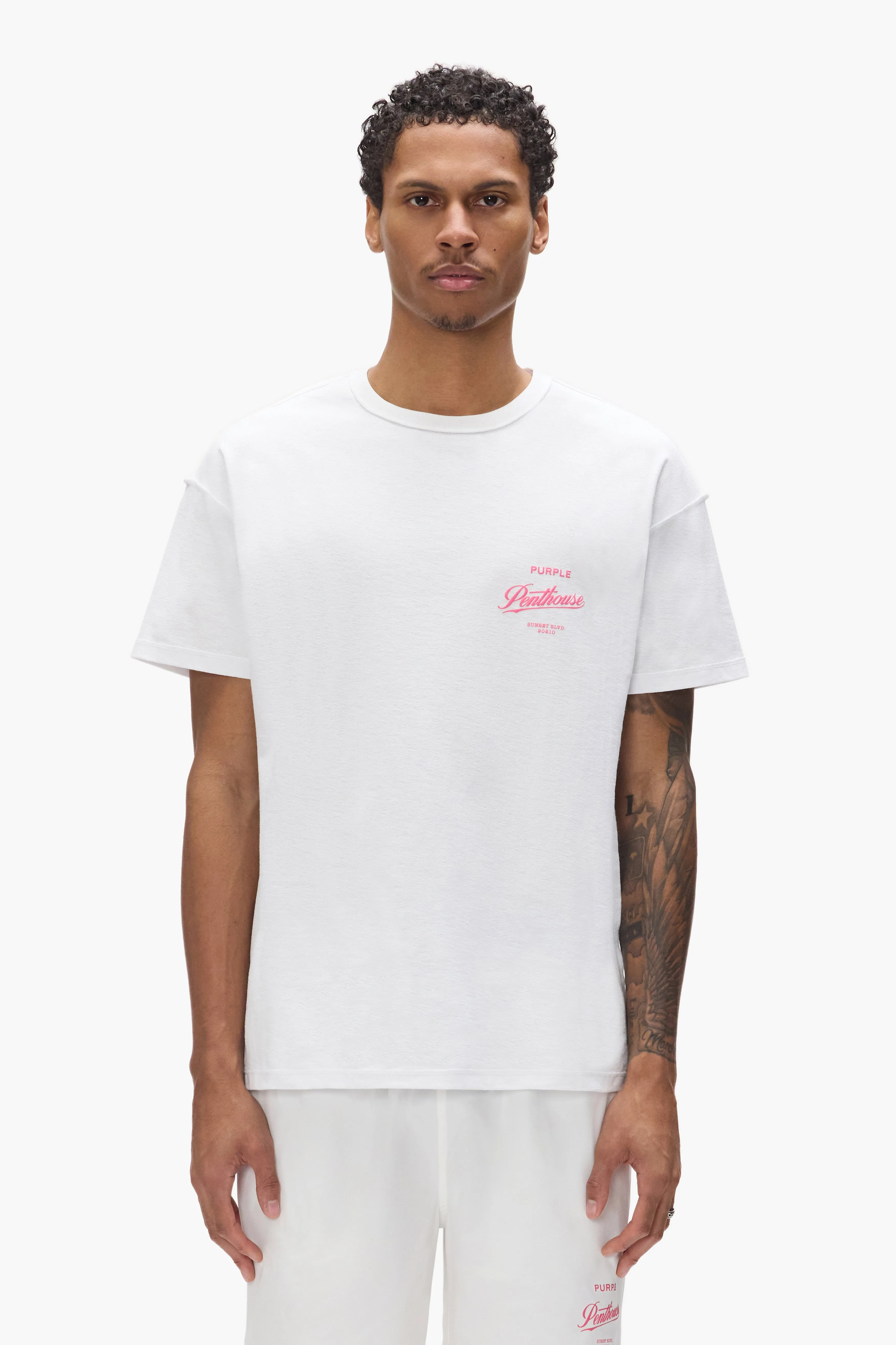 Penthouse Script Tee sold by PURPLE BRAND product image thumbnail 2