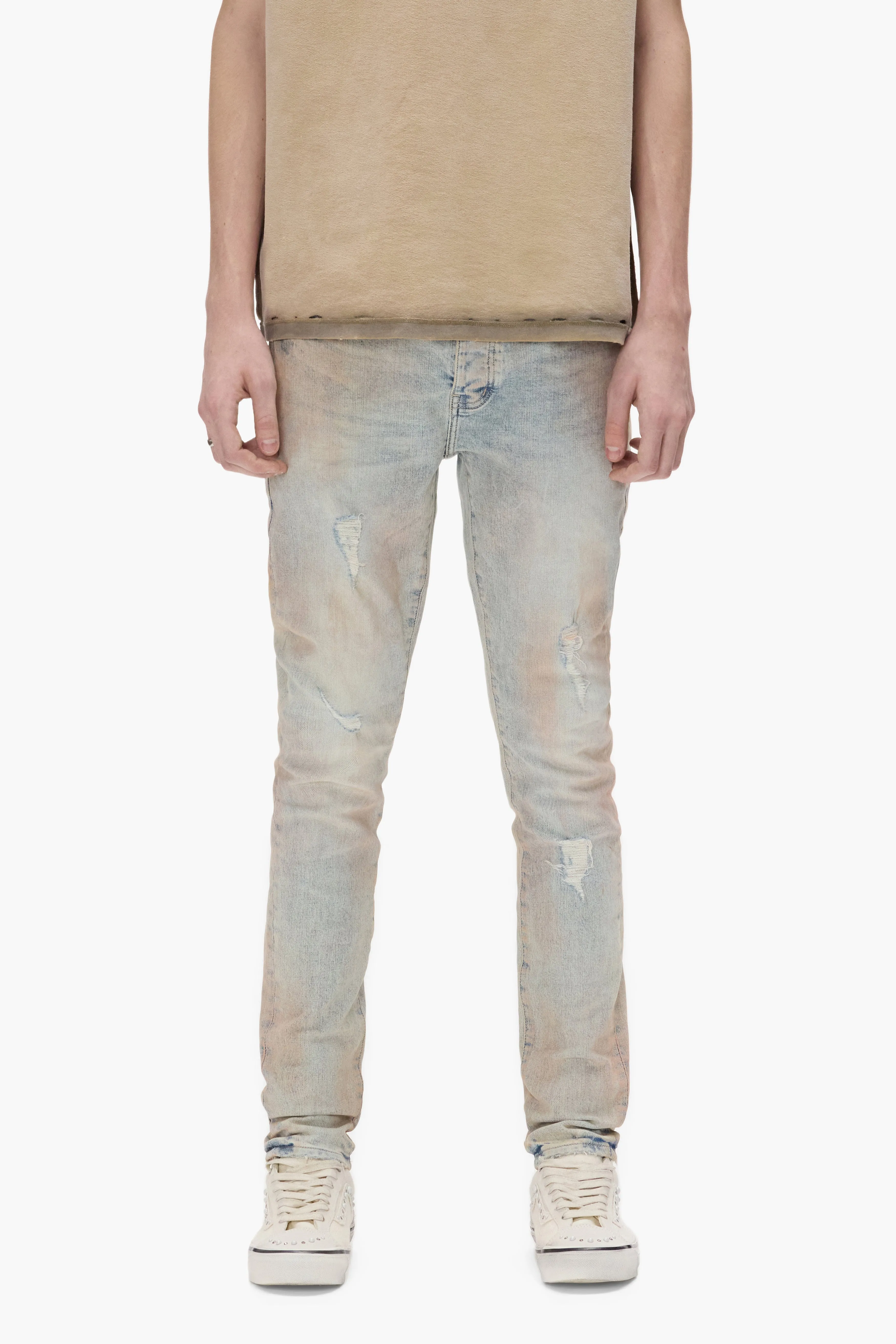 P001 Pink Mud Distressed sold by PURPLE BRAND product image thumbnail 2