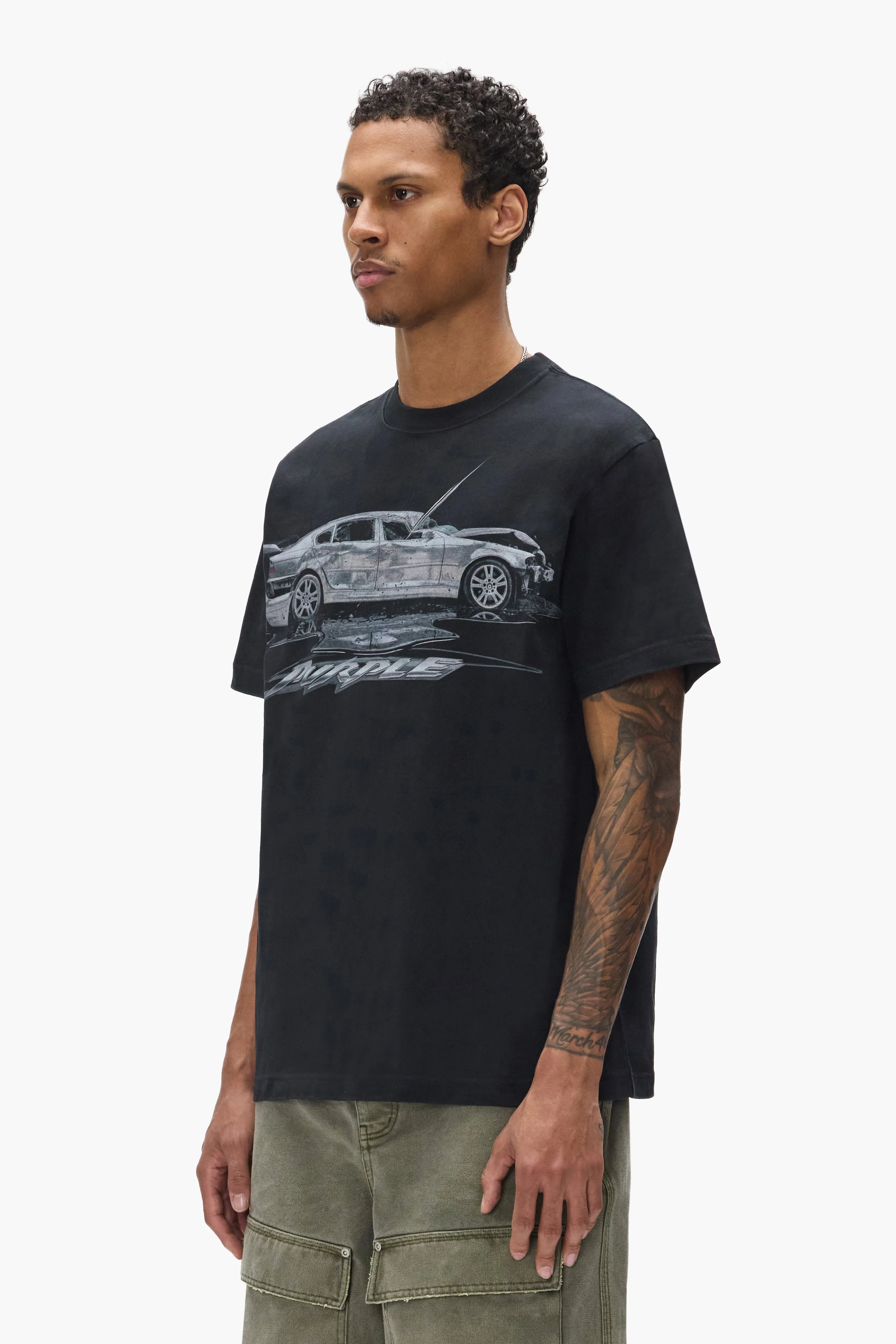 Totaled Tee sold by PURPLE BRAND product image thumbnail 2