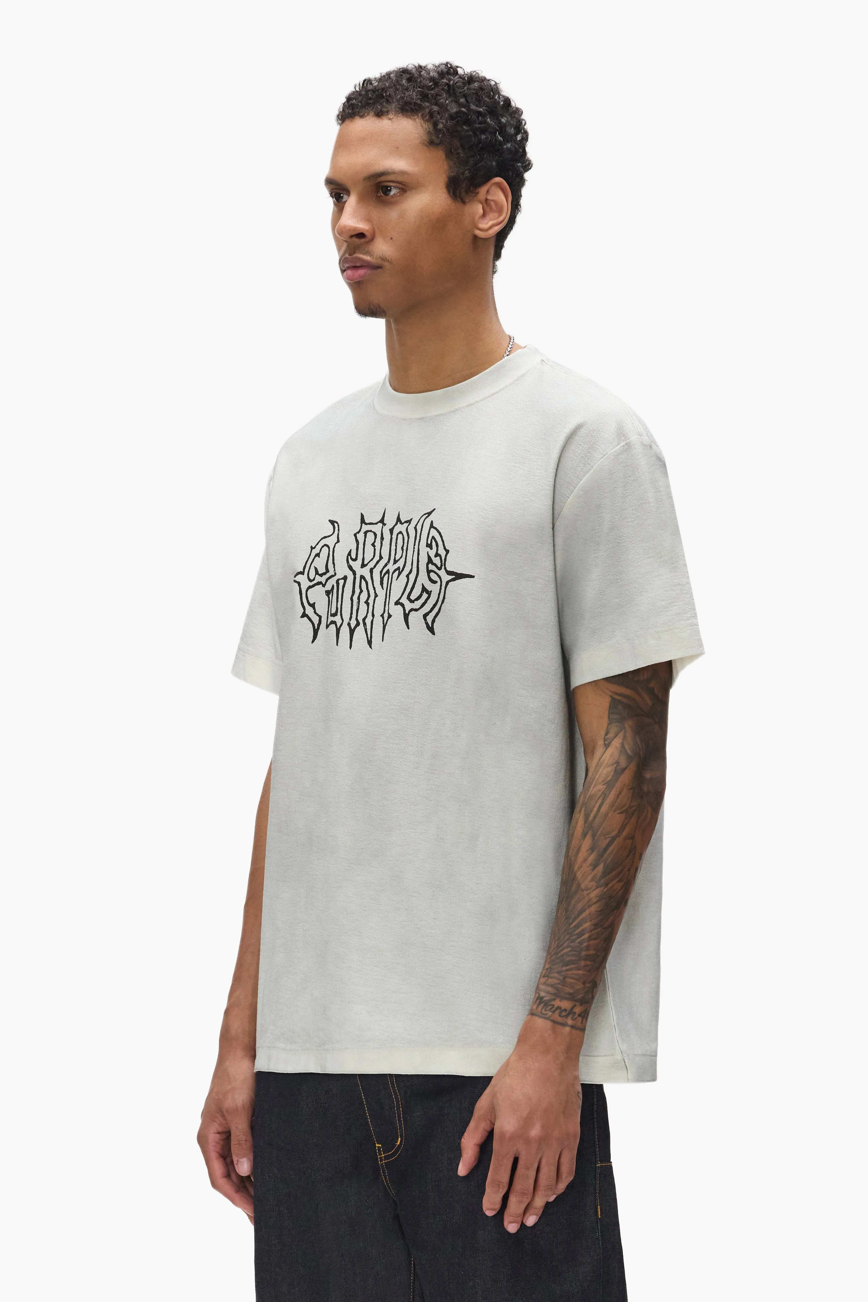 Blanc De Blanc Tee sold by PURPLE BRAND product image thumbnail 2
