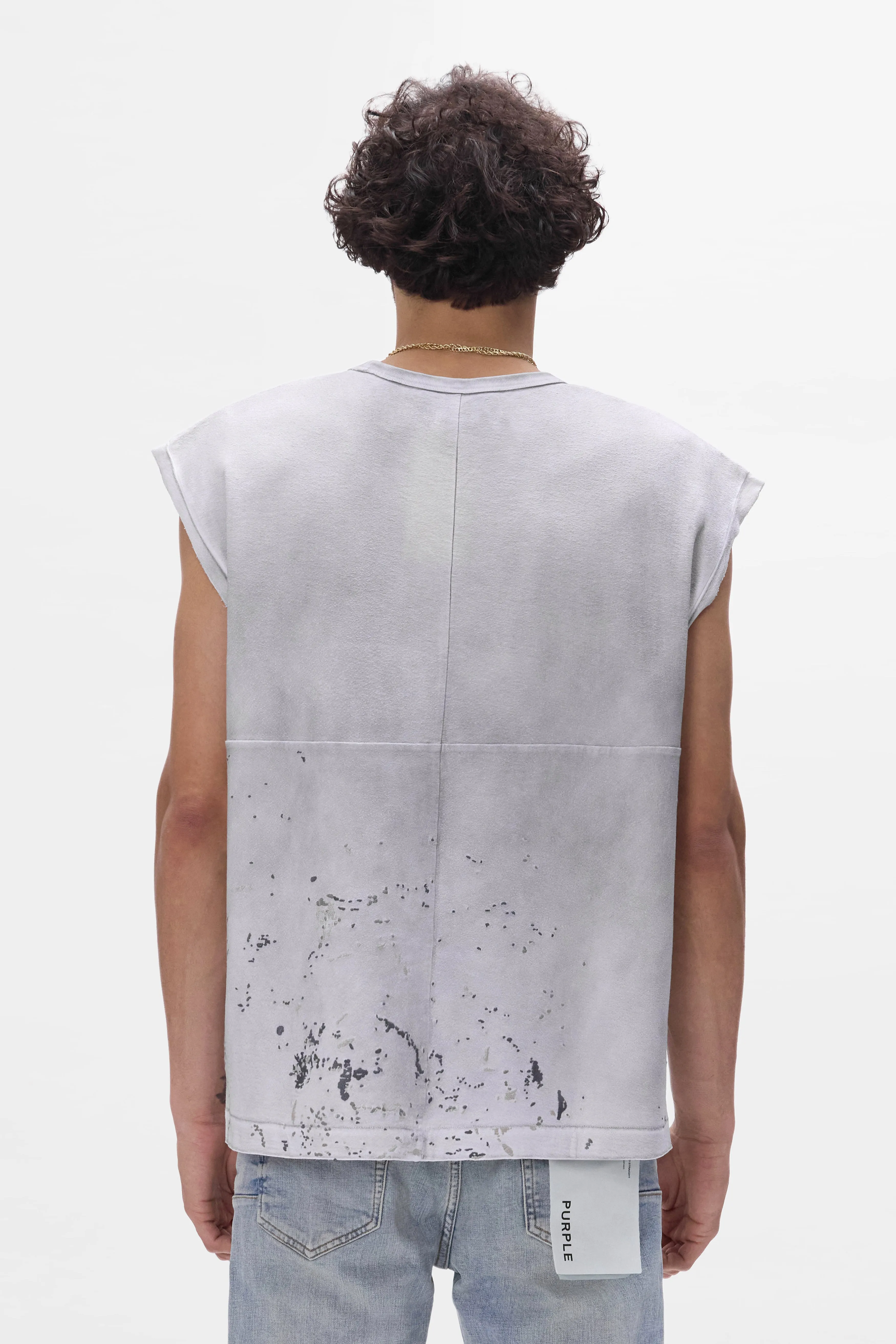 Smile Tank Top sold by PURPLE BRAND product image thumbnail 3