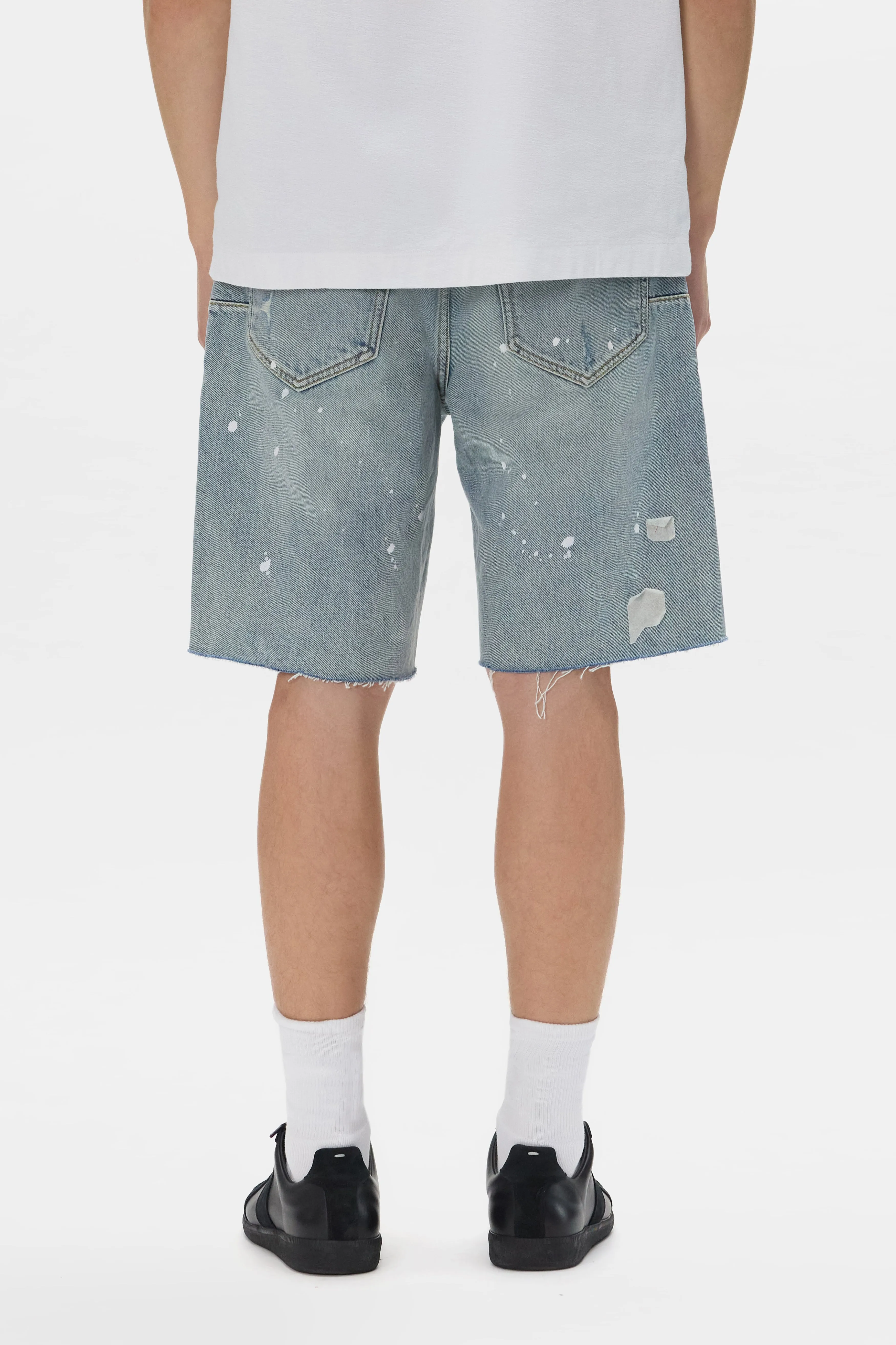 P059 Painterly Rip Short sold by PURPLE BRAND product image thumbnail 4