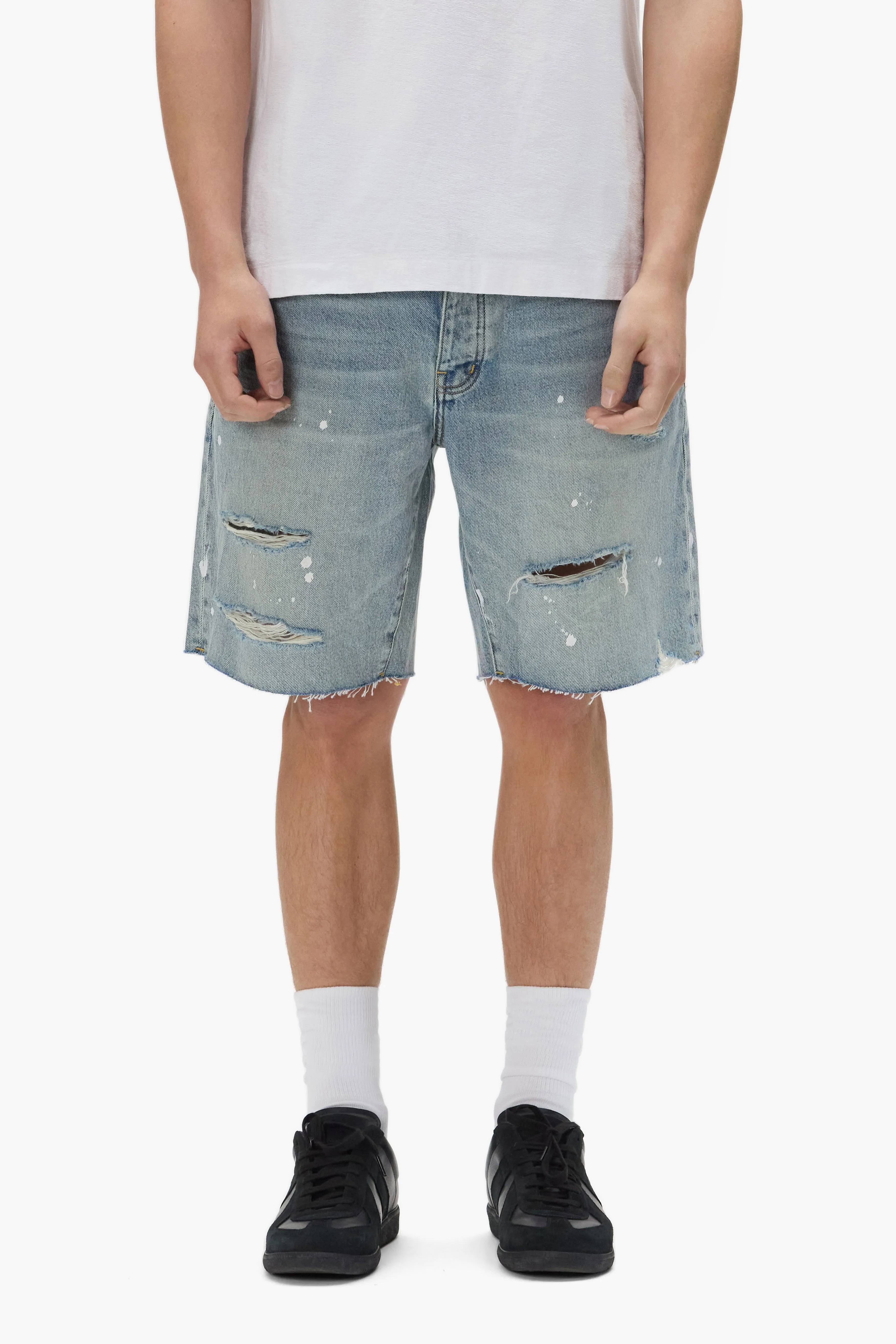 P059 Painterly Rip Short sold by PURPLE BRAND product image thumbnail 2