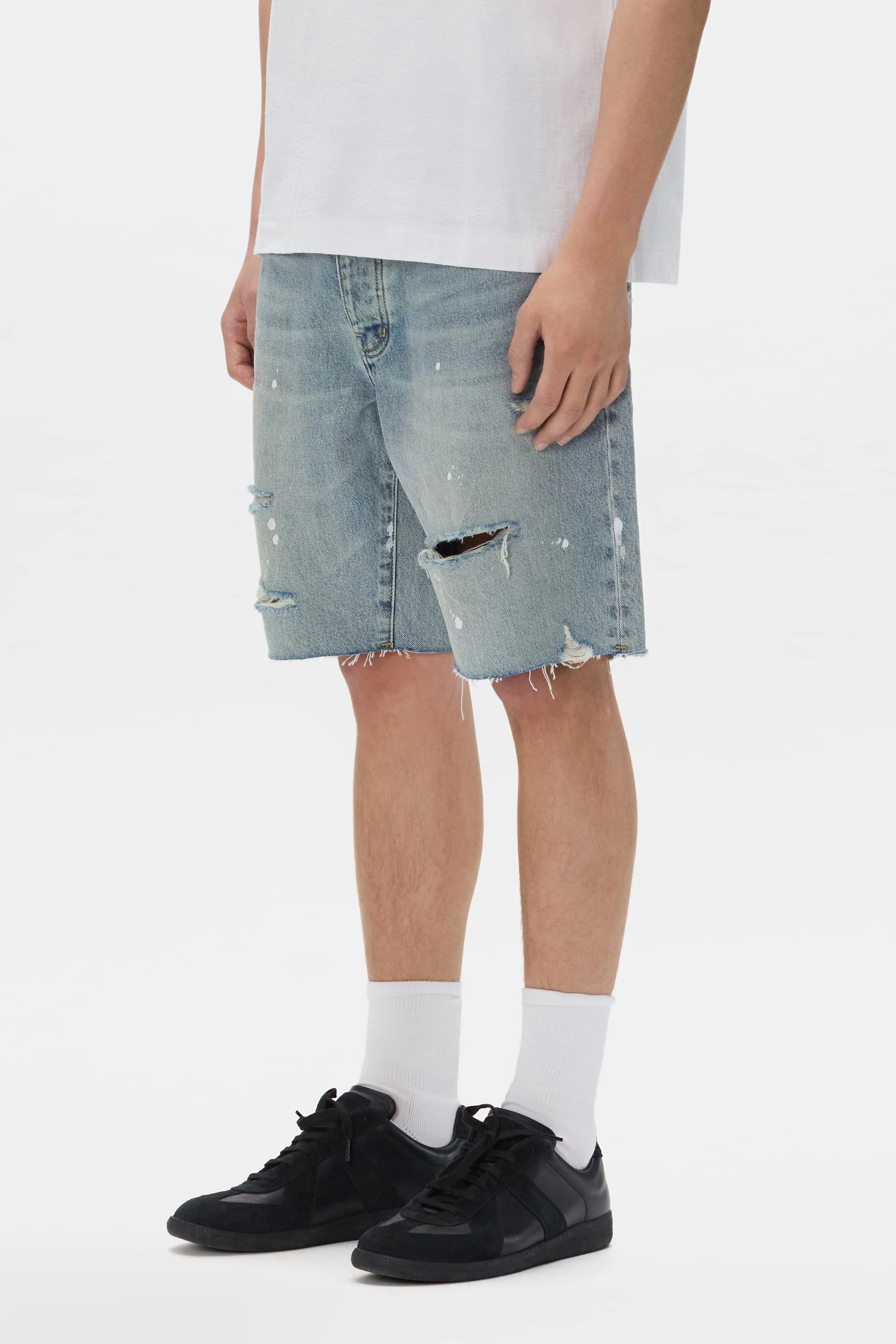 P059 Painterly Rip Short sold by PURPLE BRAND product image thumbnail 3