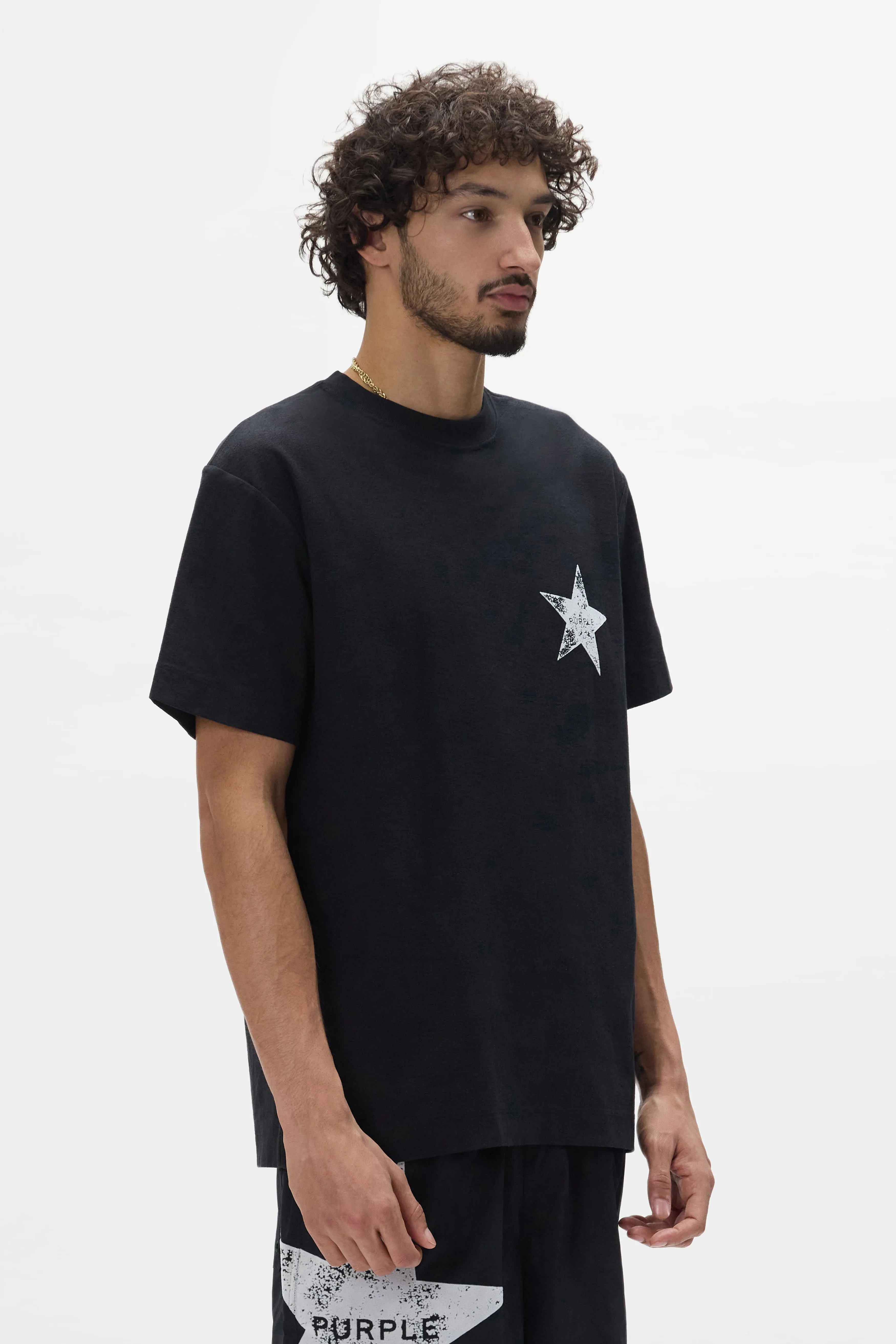 Star Wordmark Tee sold by PURPLE BRAND product image thumbnail 2