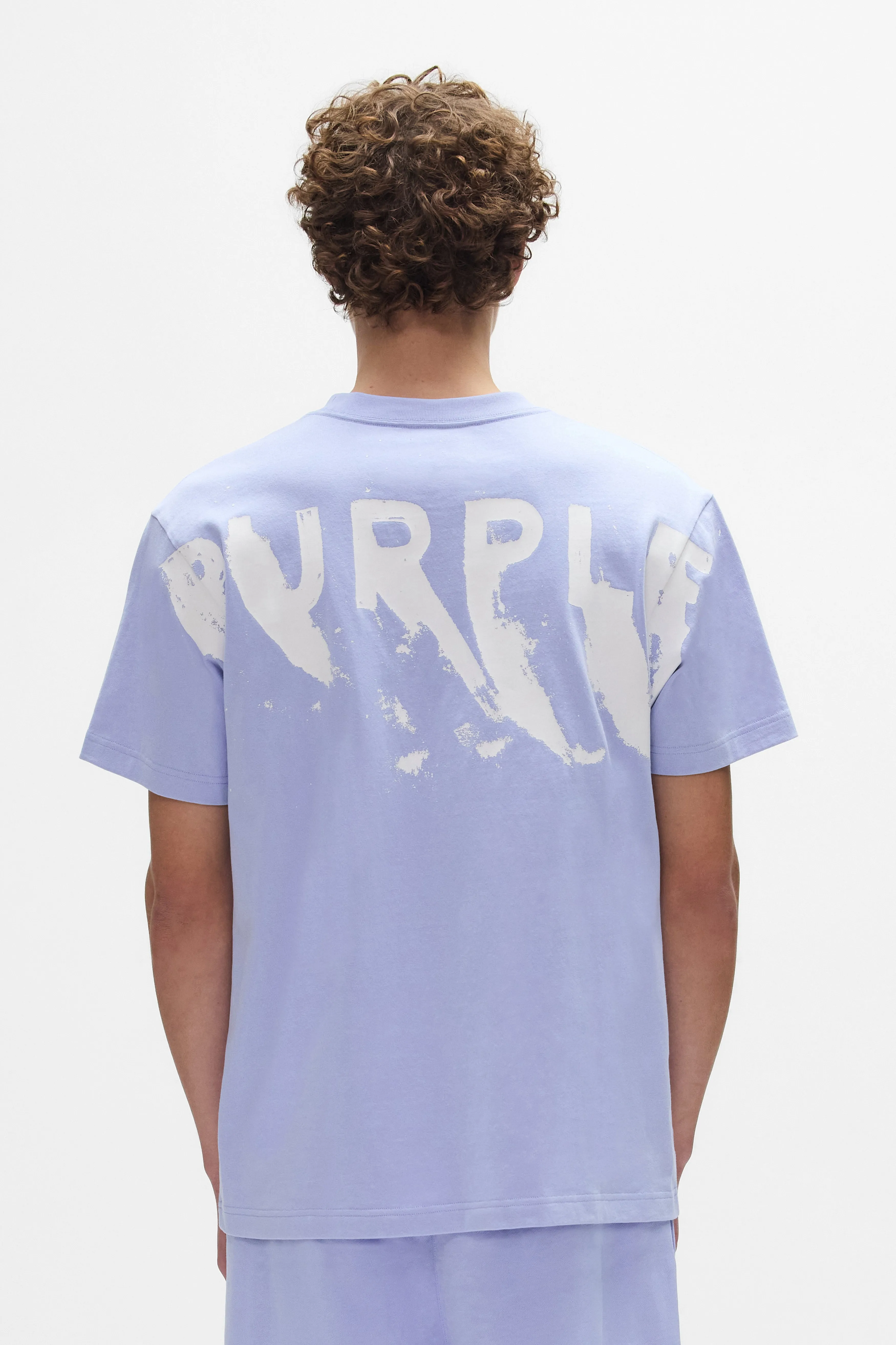 Painted Wordmark Tee sold by PURPLE BRAND product image thumbnail 3