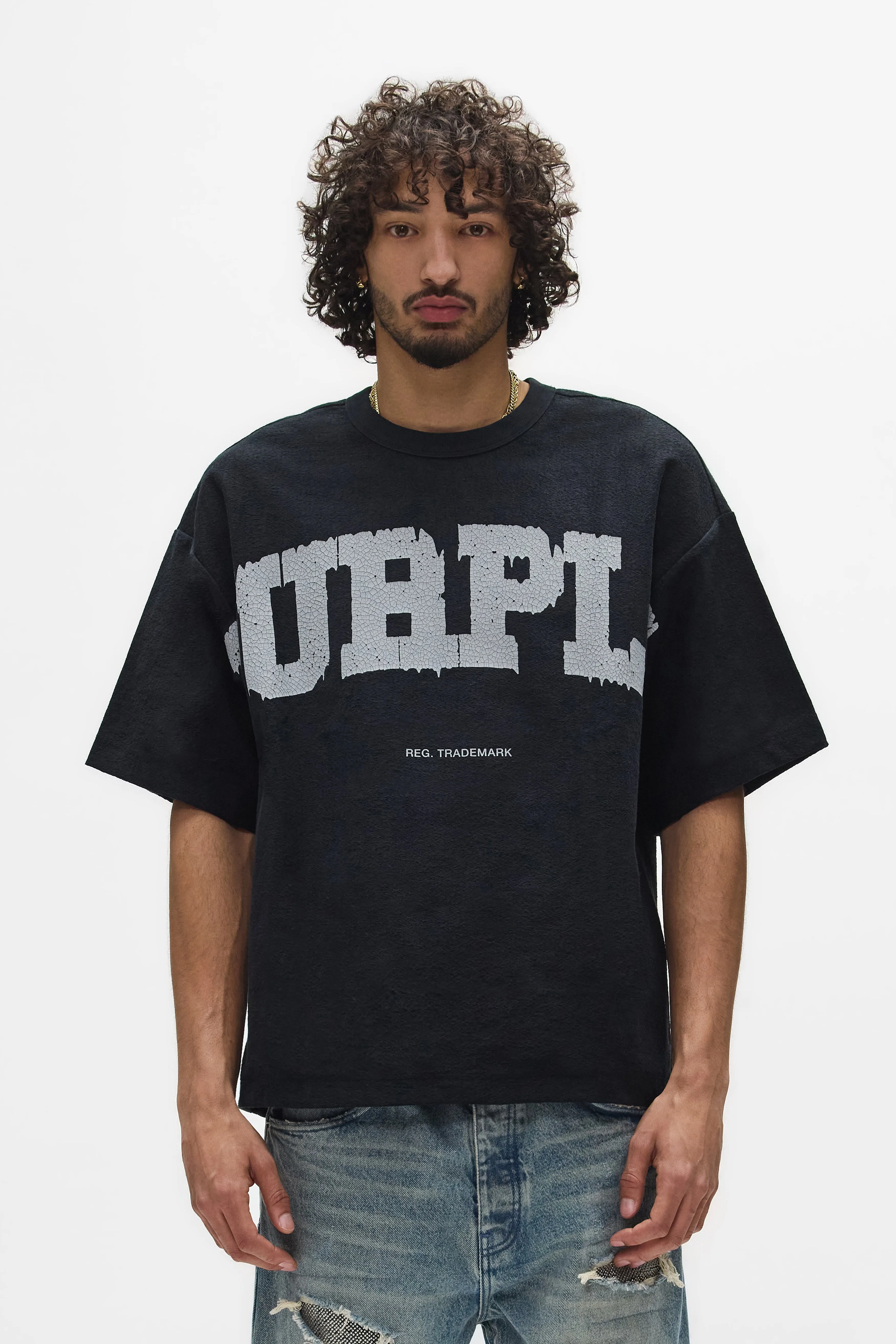 Crackle Wordmark Tee sold by PURPLE BRAND