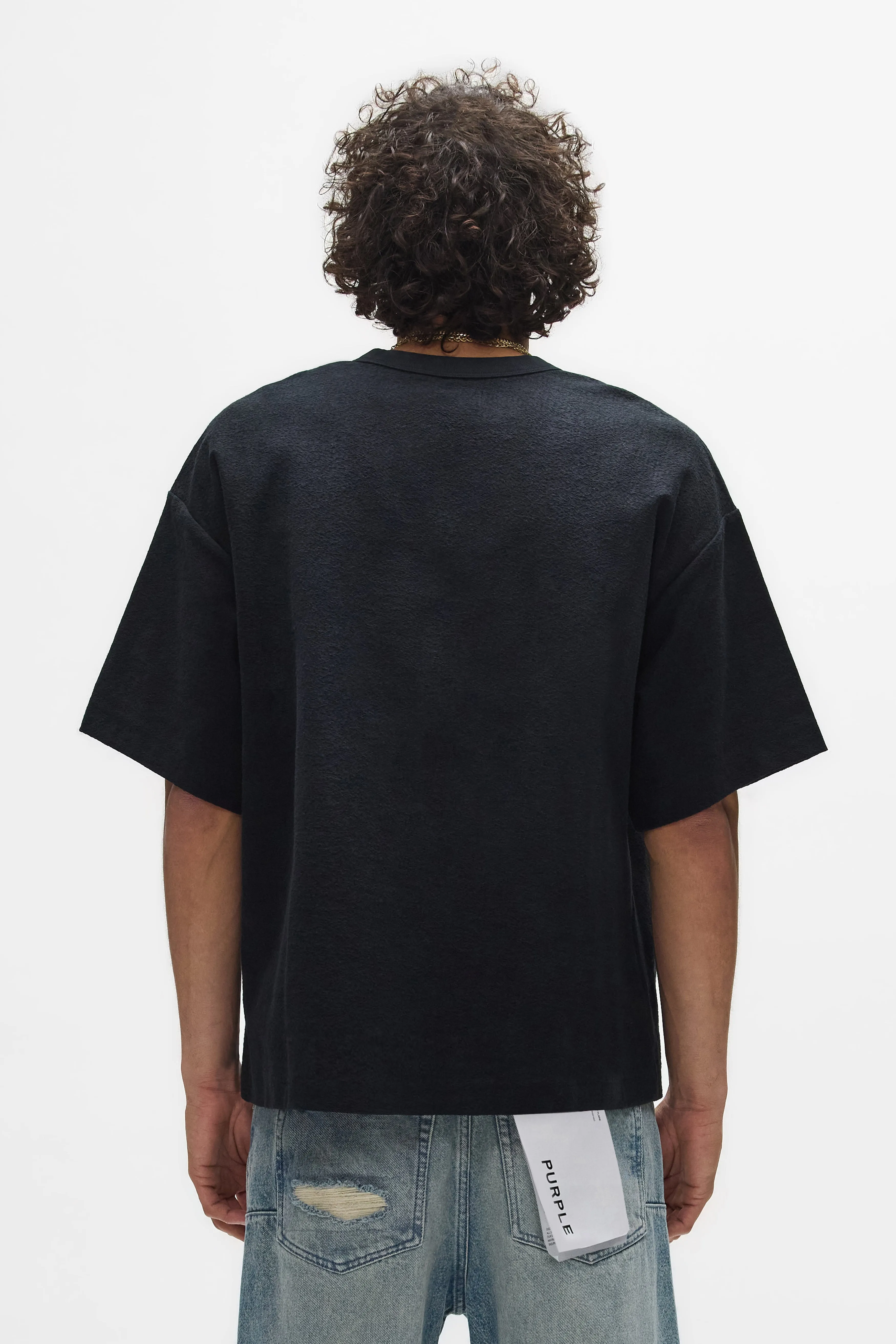 Crackle Wordmark Tee sold by PURPLE BRAND product image thumbnail 3