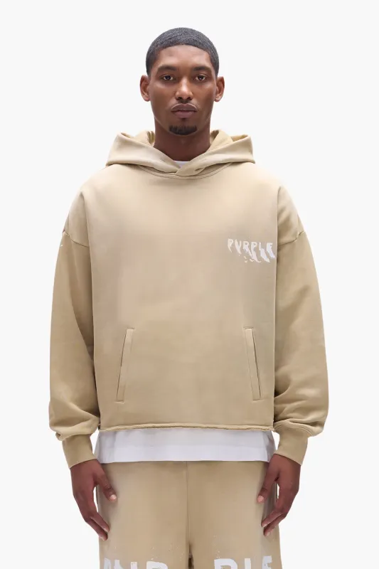 Painted Wordmark Hoodie made by PURPLE BRAND