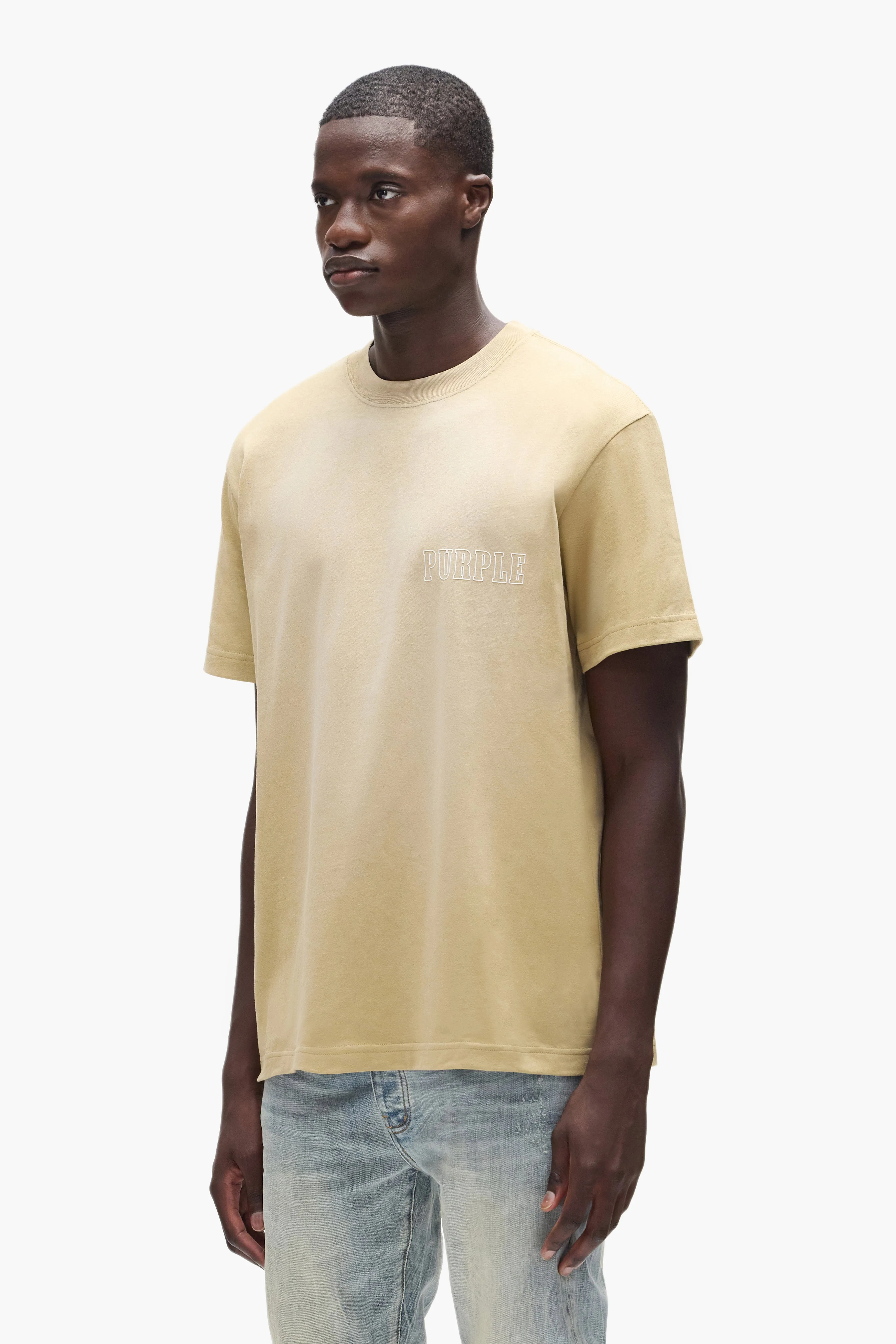 Spell Out Tee sold by PURPLE BRAND product image thumbnail 2