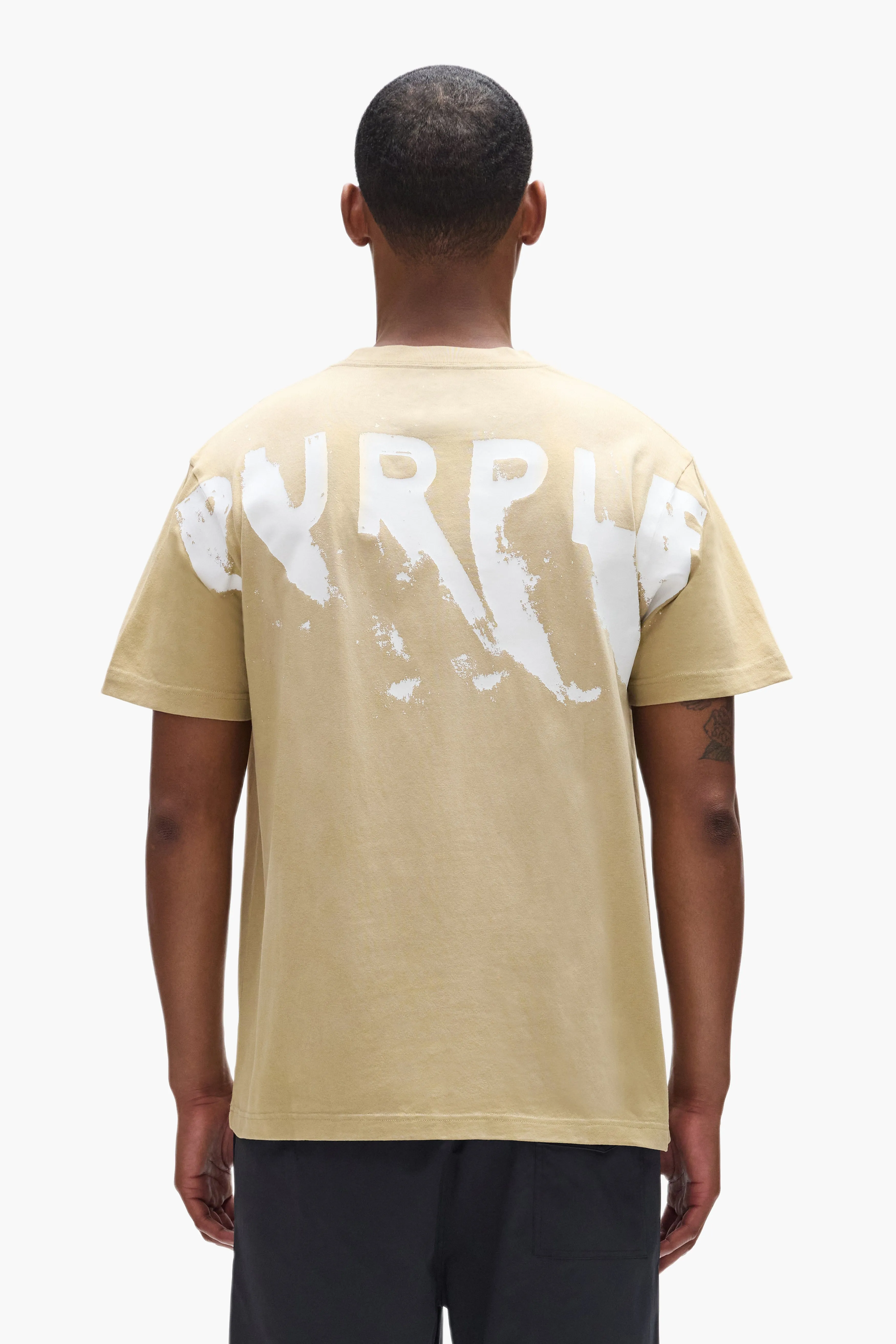 Painted Wordmark Tee sold by PURPLE BRAND product image thumbnail 3