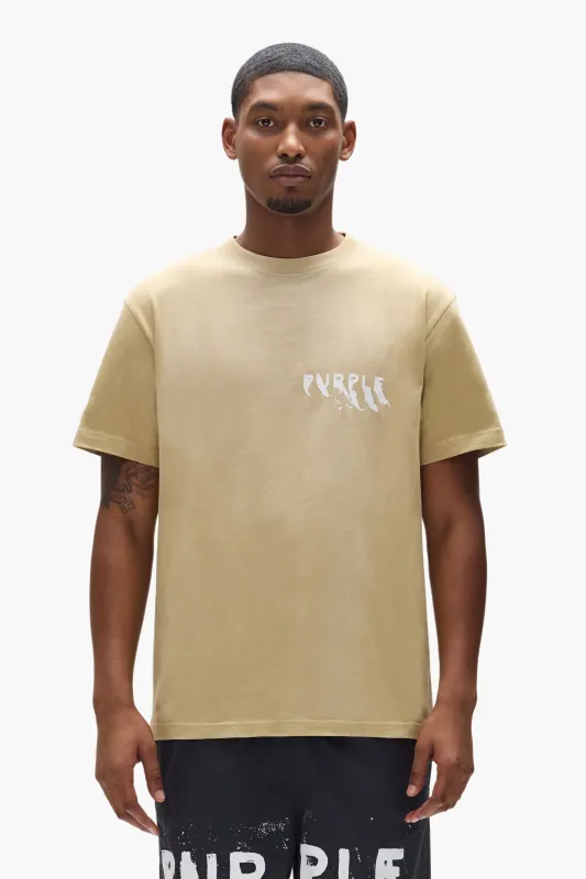 Painted Wordmark Tee made by PURPLE BRAND
