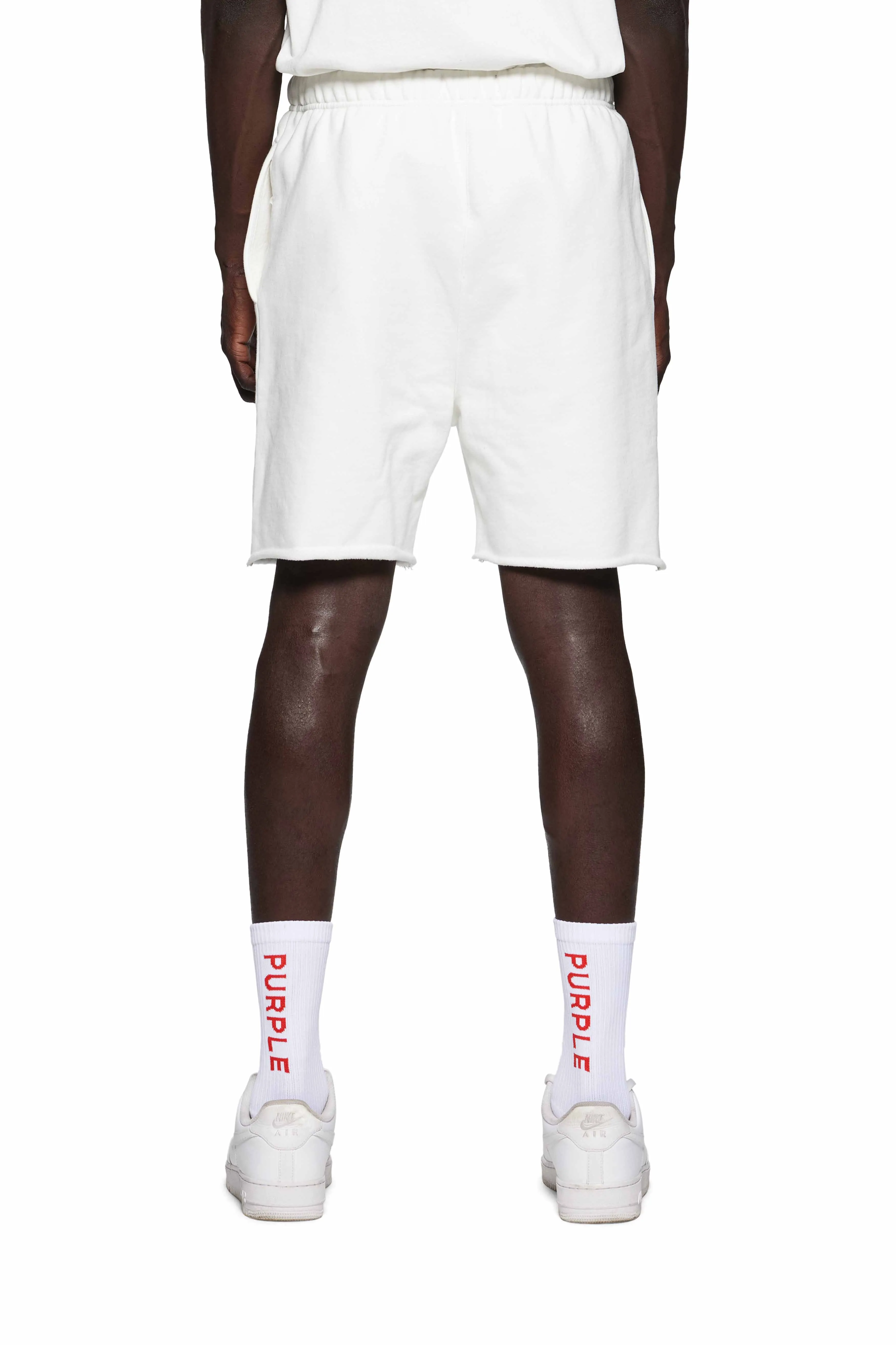 Painted Wordmark Sweatshorts sold by PURPLE BRAND product image thumbnail 2
