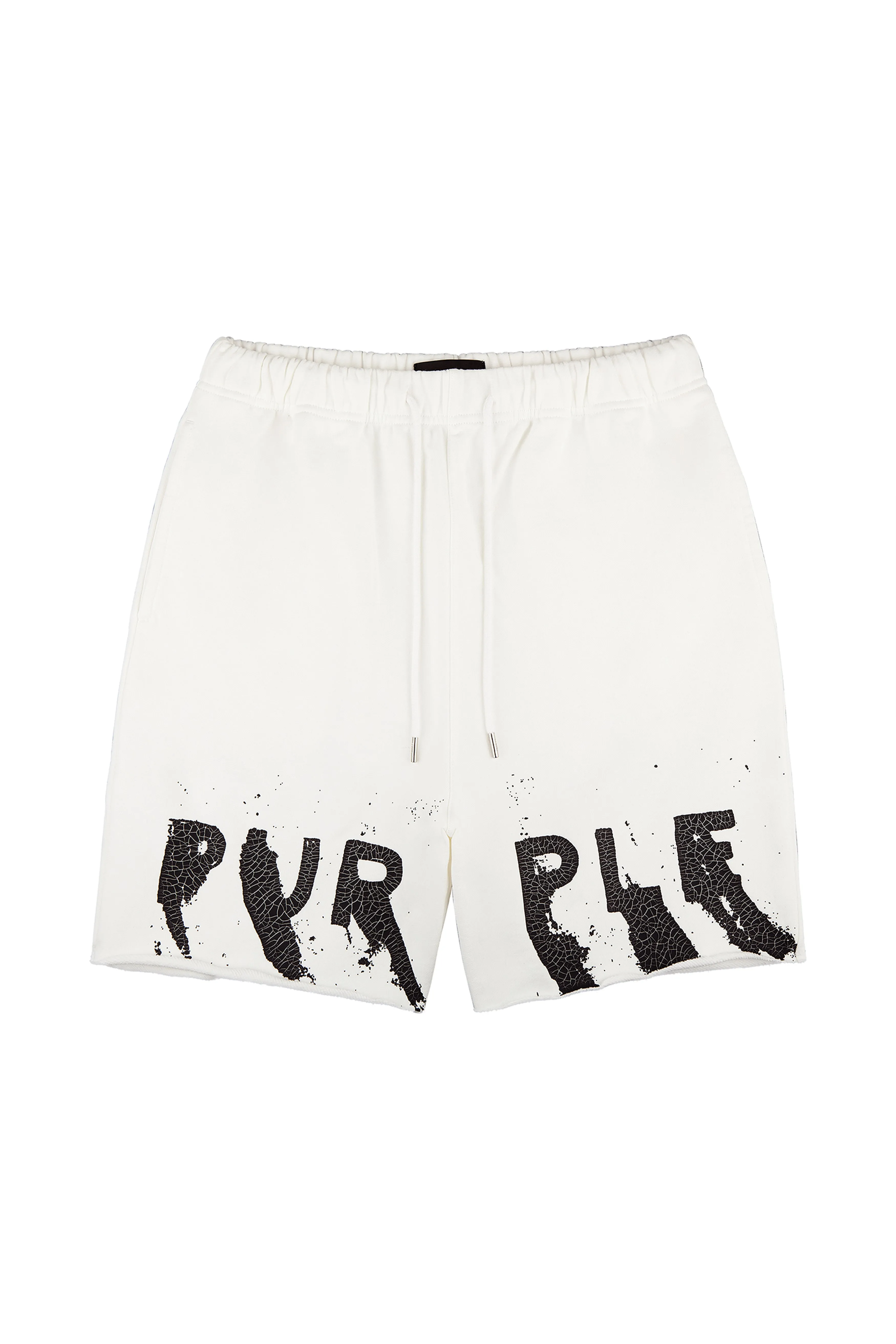 Painted Wordmark Sweatshorts sold by PURPLE BRAND product image thumbnail 3