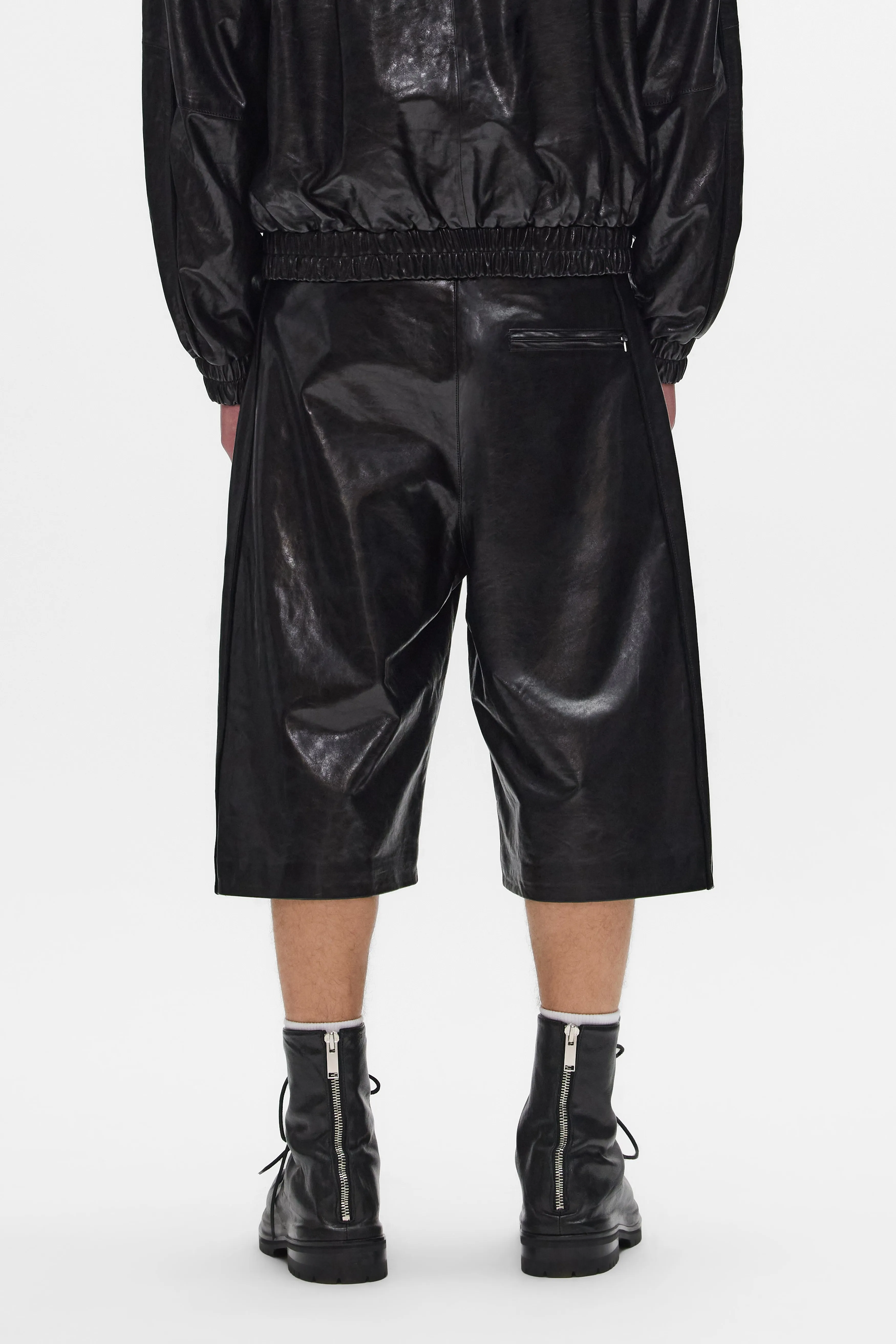 Leather Track Short sold by PURPLE BRAND product image thumbnail 2