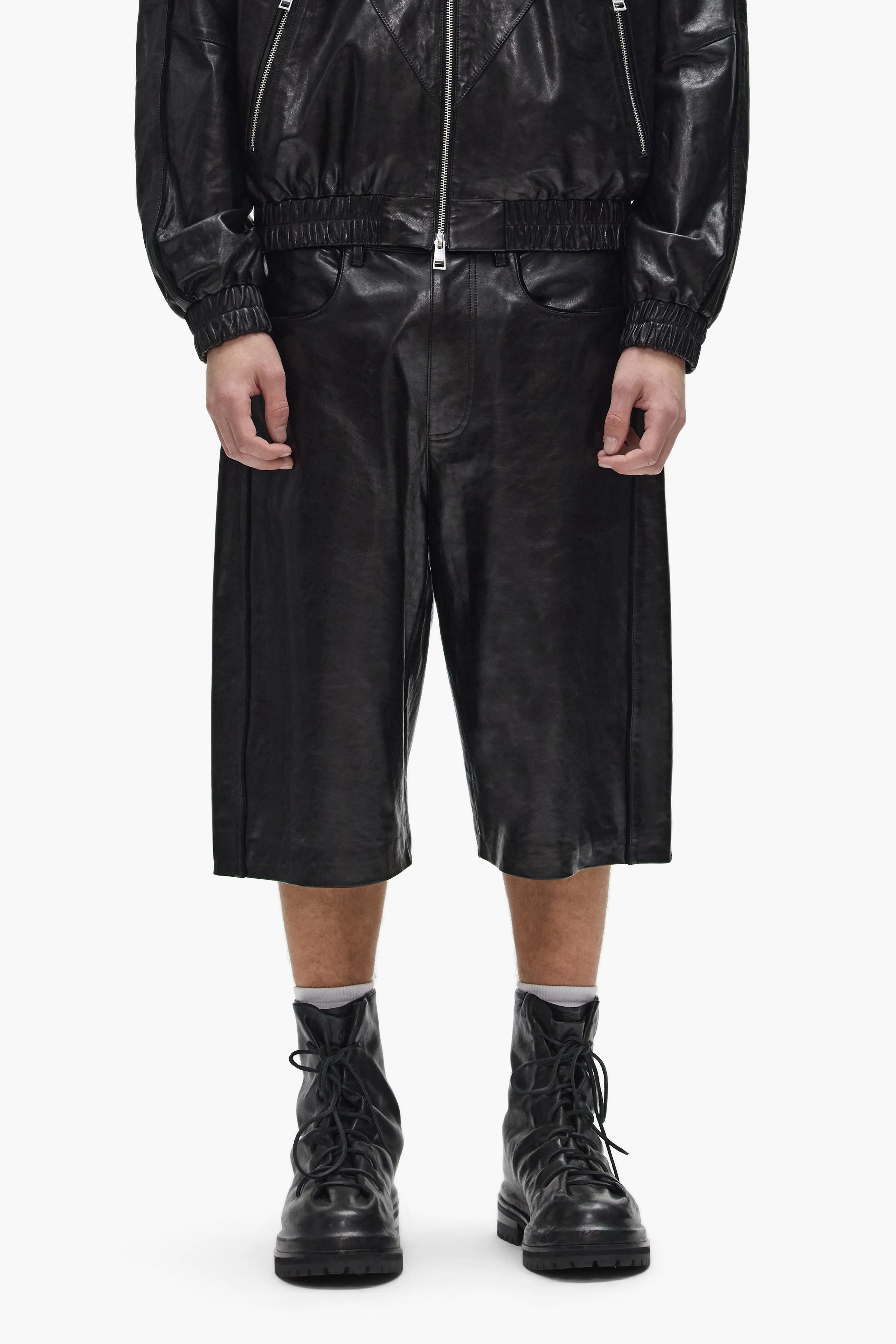 Leather Track Short sold by PURPLE BRAND