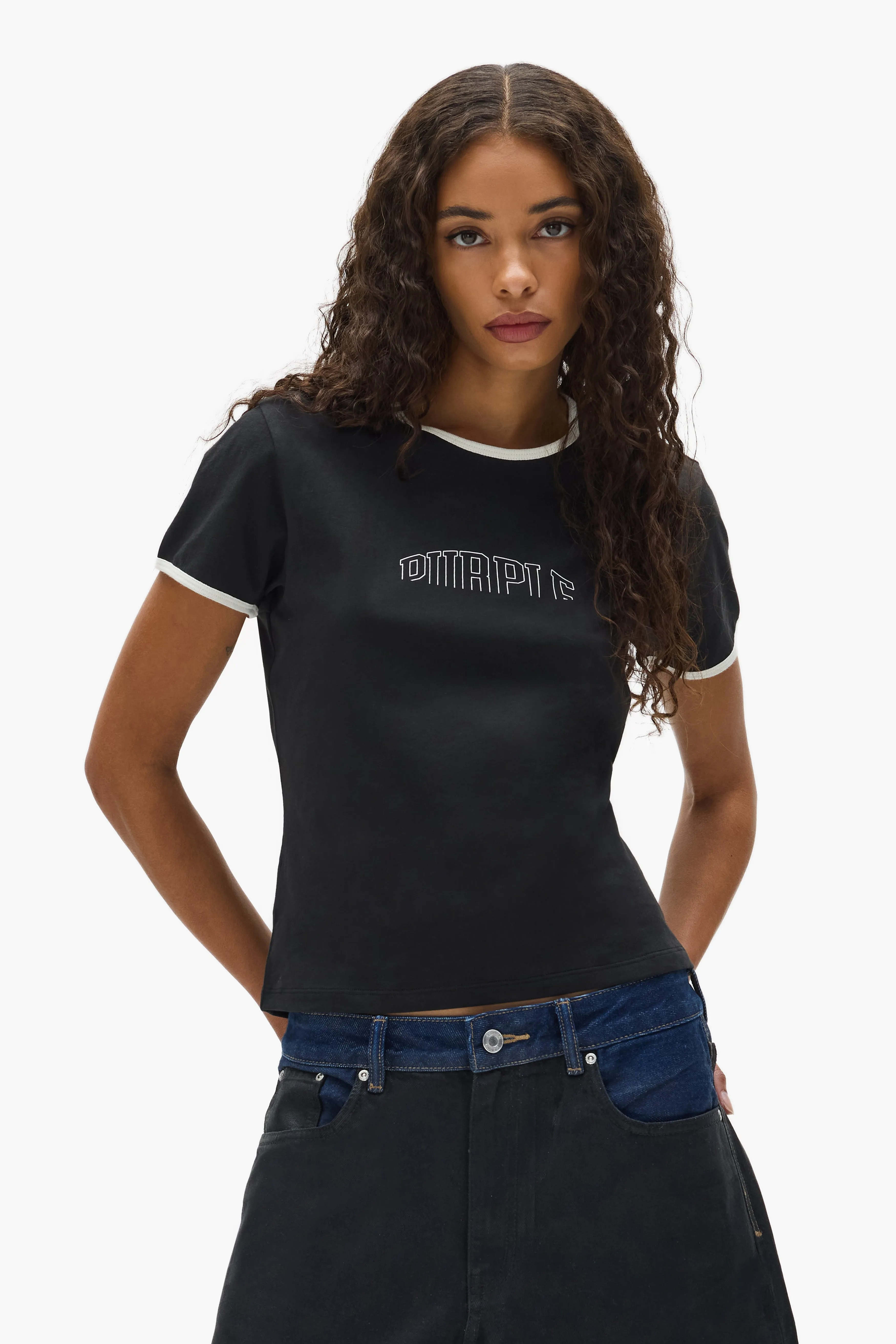 Collegiate Cut Tee sold by PURPLE BRAND product image thumbnail 4