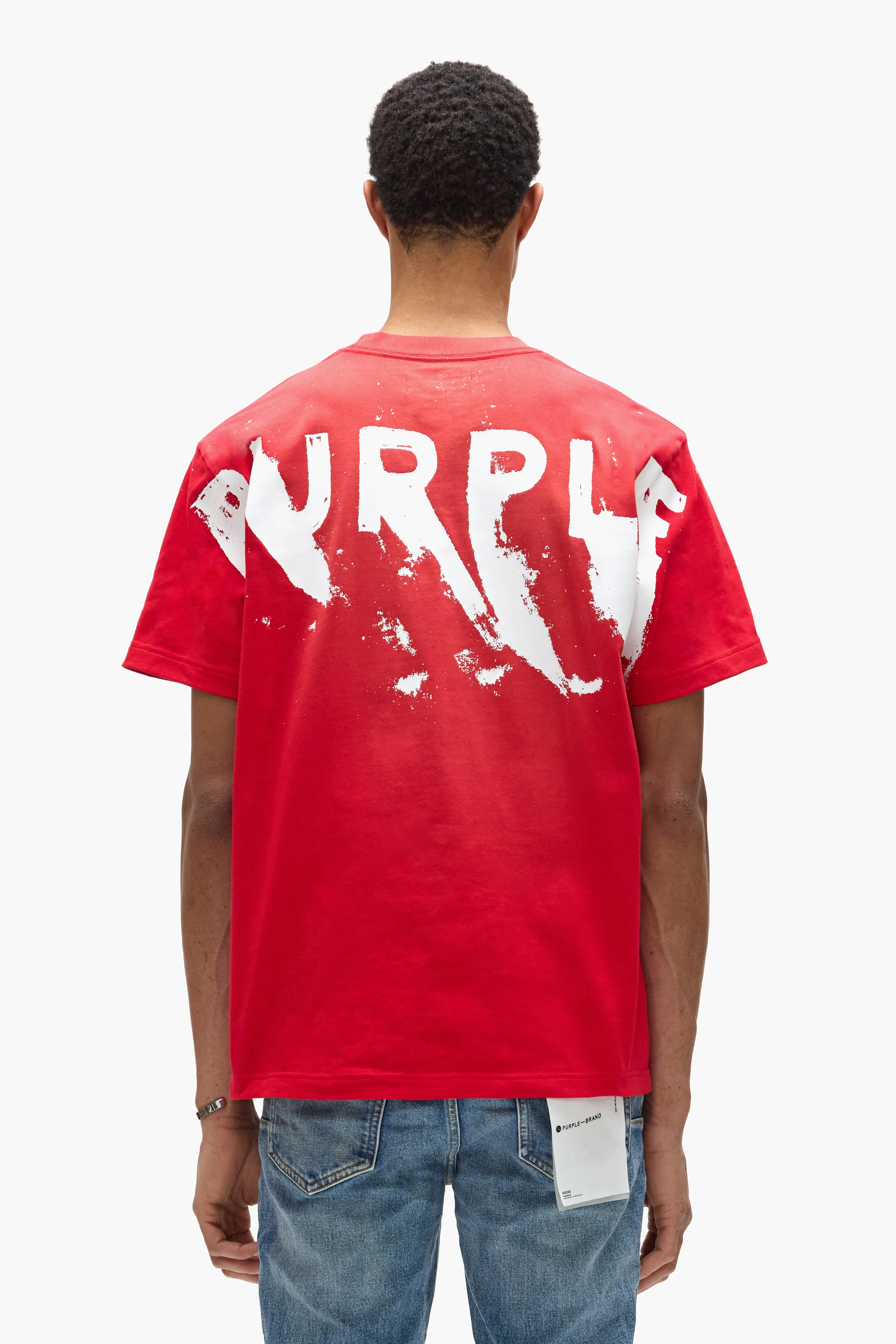 Painted Wordmark Tee sold by PURPLE BRAND product image thumbnail 3