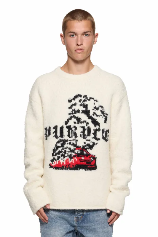 Smoke Show Sweater made by PURPLE BRAND