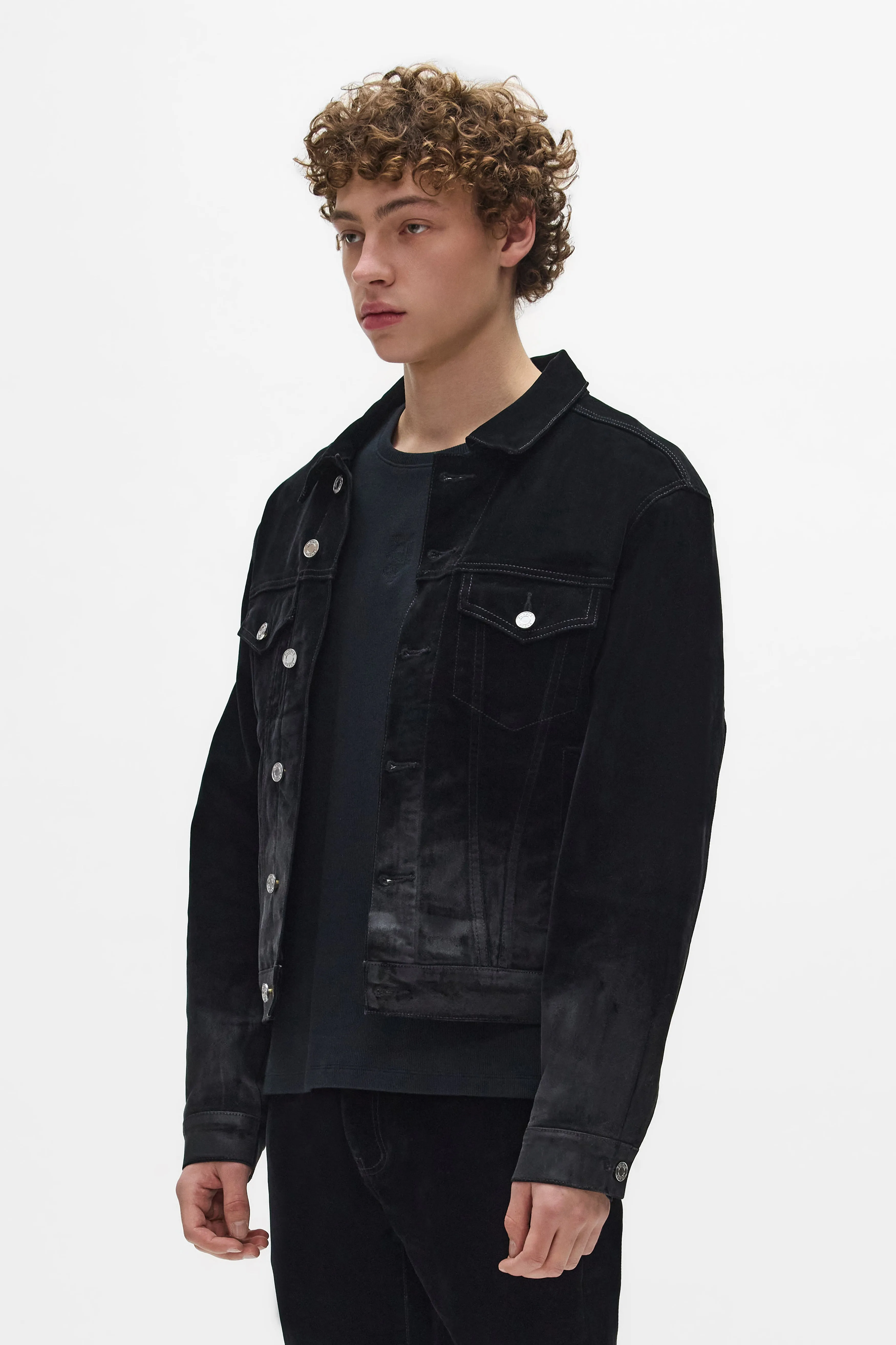 Flock Dipped Jacket sold by PURPLE BRAND product image thumbnail 2