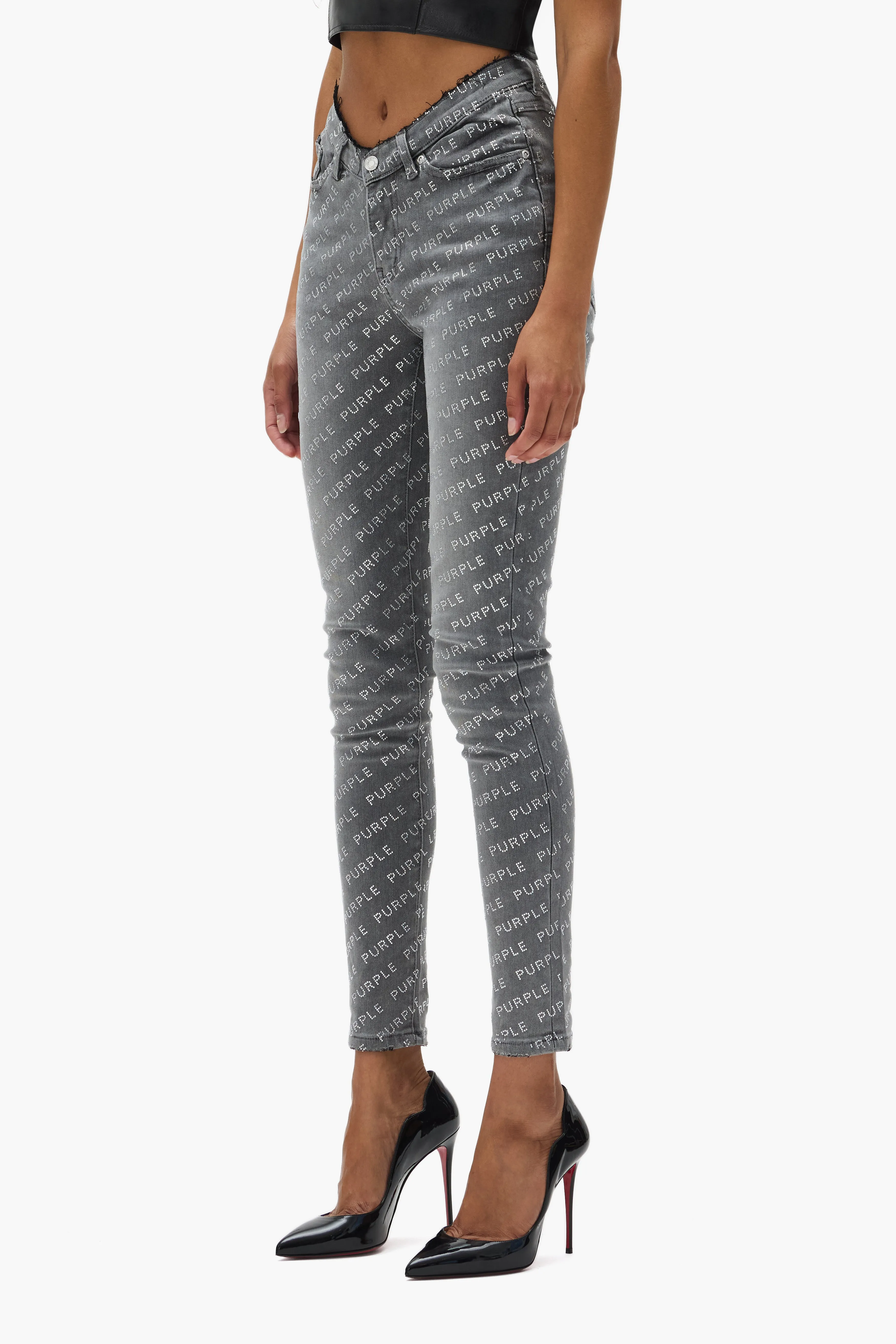 Skinny Low V Logo sold by PURPLE BRAND product image thumbnail 2