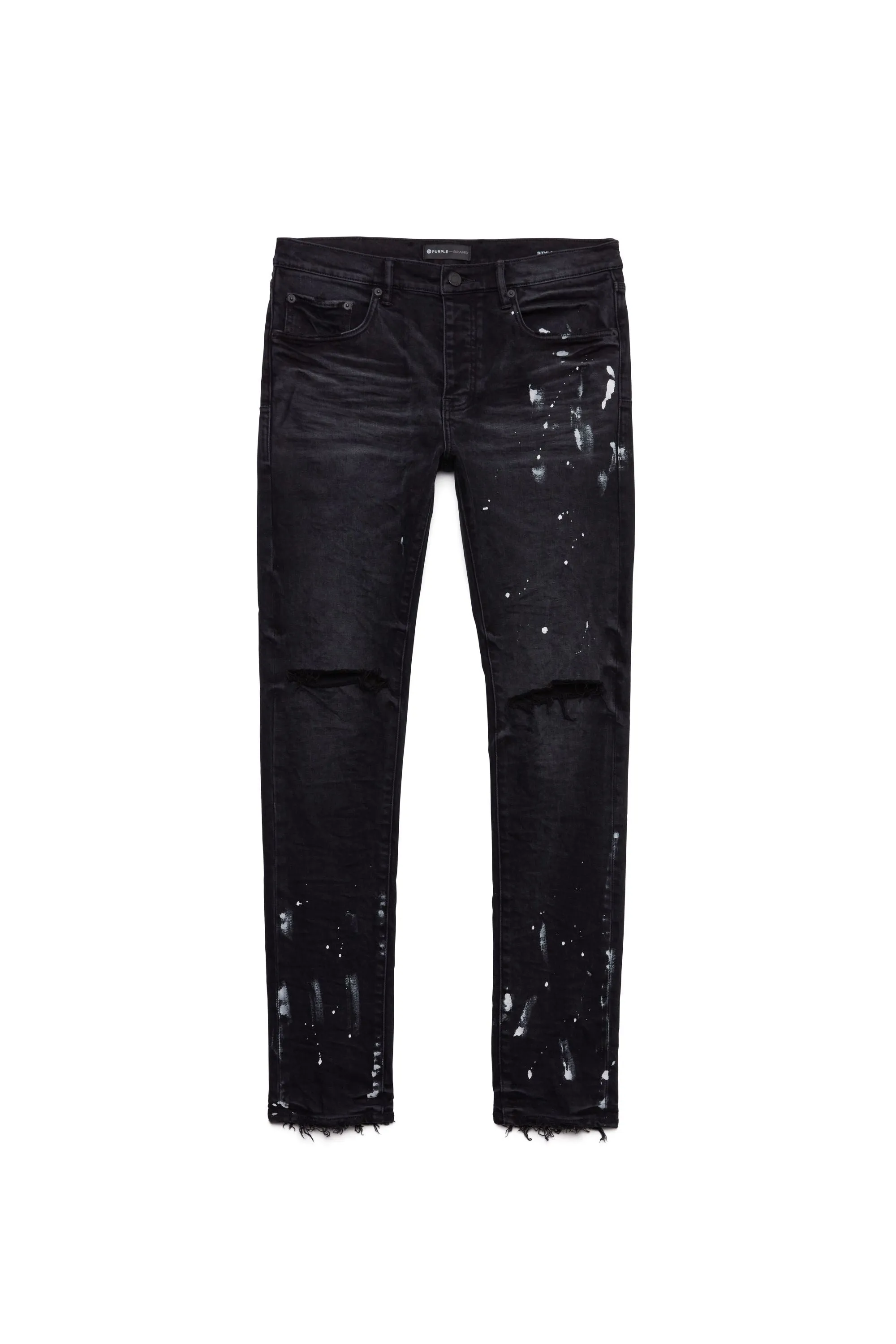 P001 Black Resin Knee Slit sold by PURPLE BRAND product image thumbnail 4